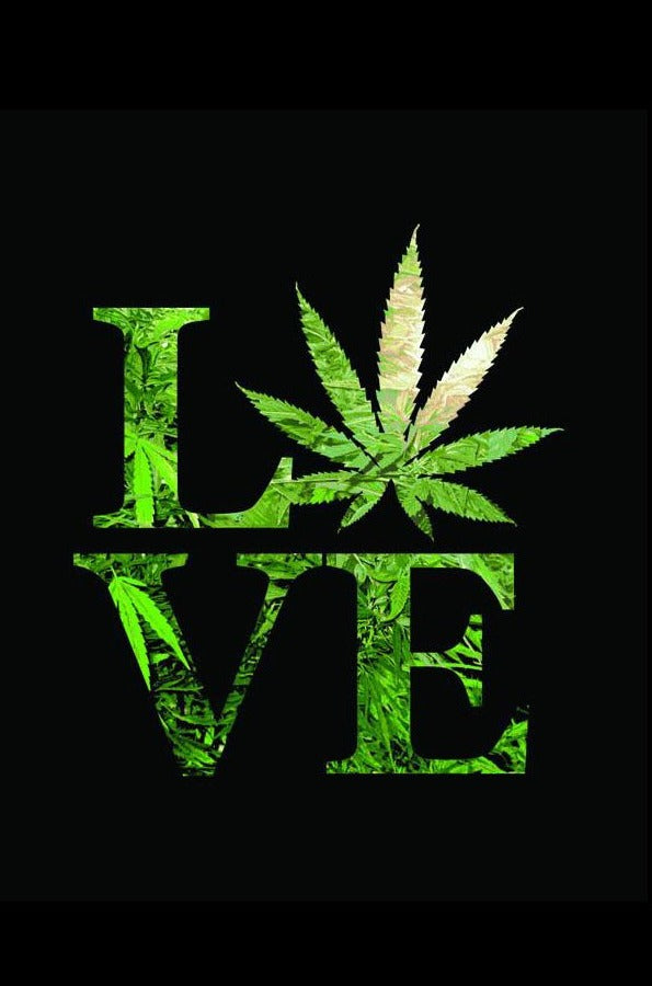 420-Inspired Love Hemp Leaf Plush Fleece Blanket - A Must-Have!