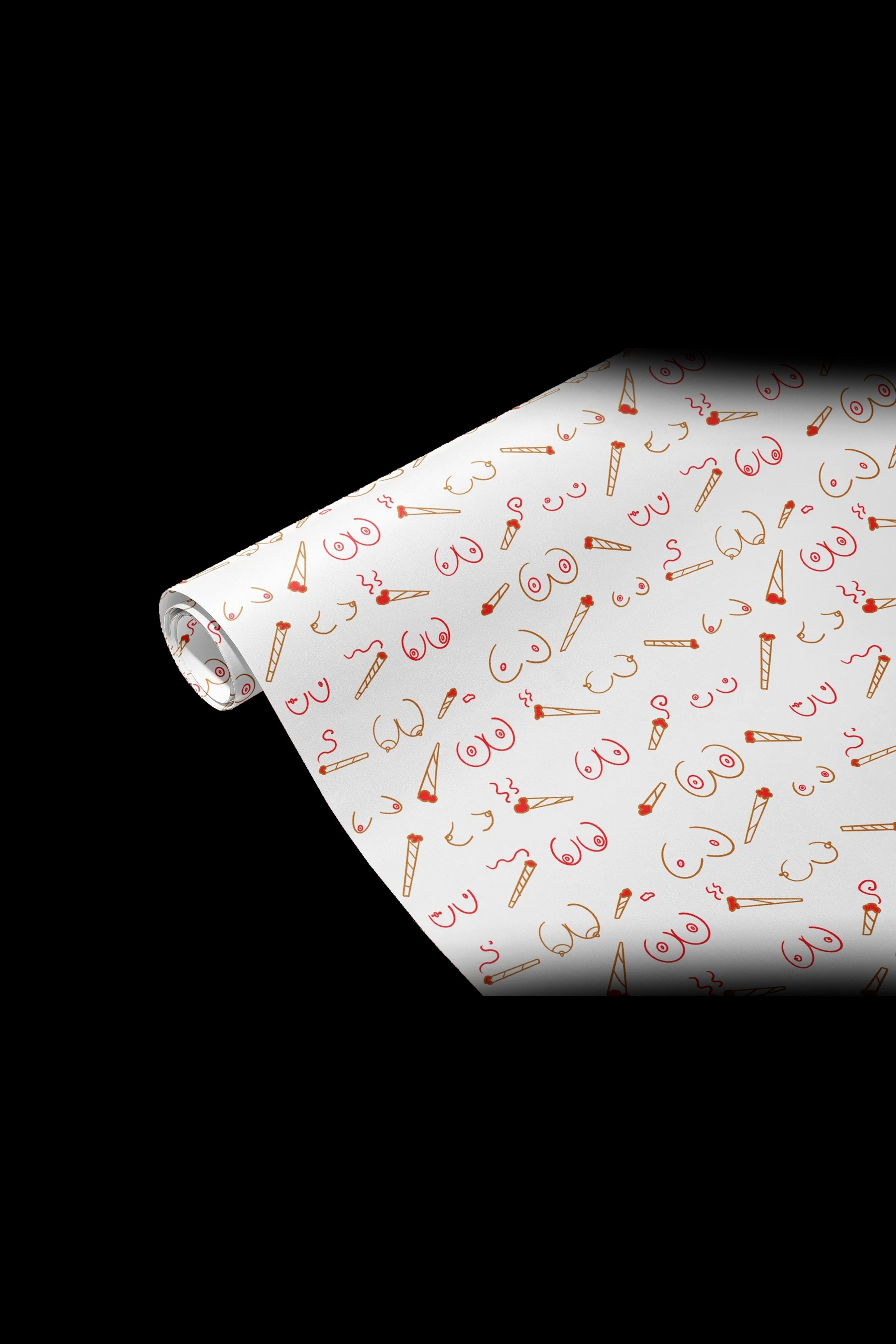 KushKards Wrapping Paper - 3 Pack: Perfect for Stoner Gifts!