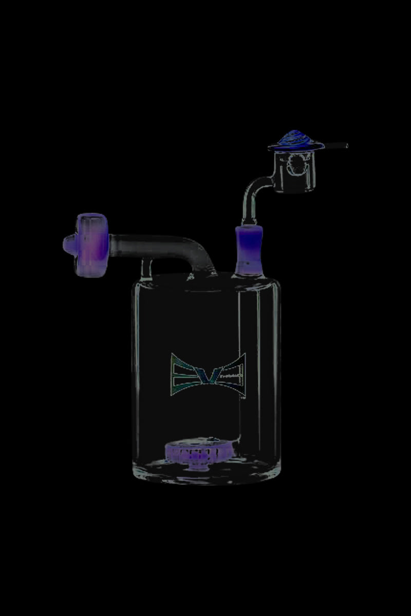 Evolution Money Jar Dab Rig: Ultimate Smoking Companion with Banger and Carb Cap