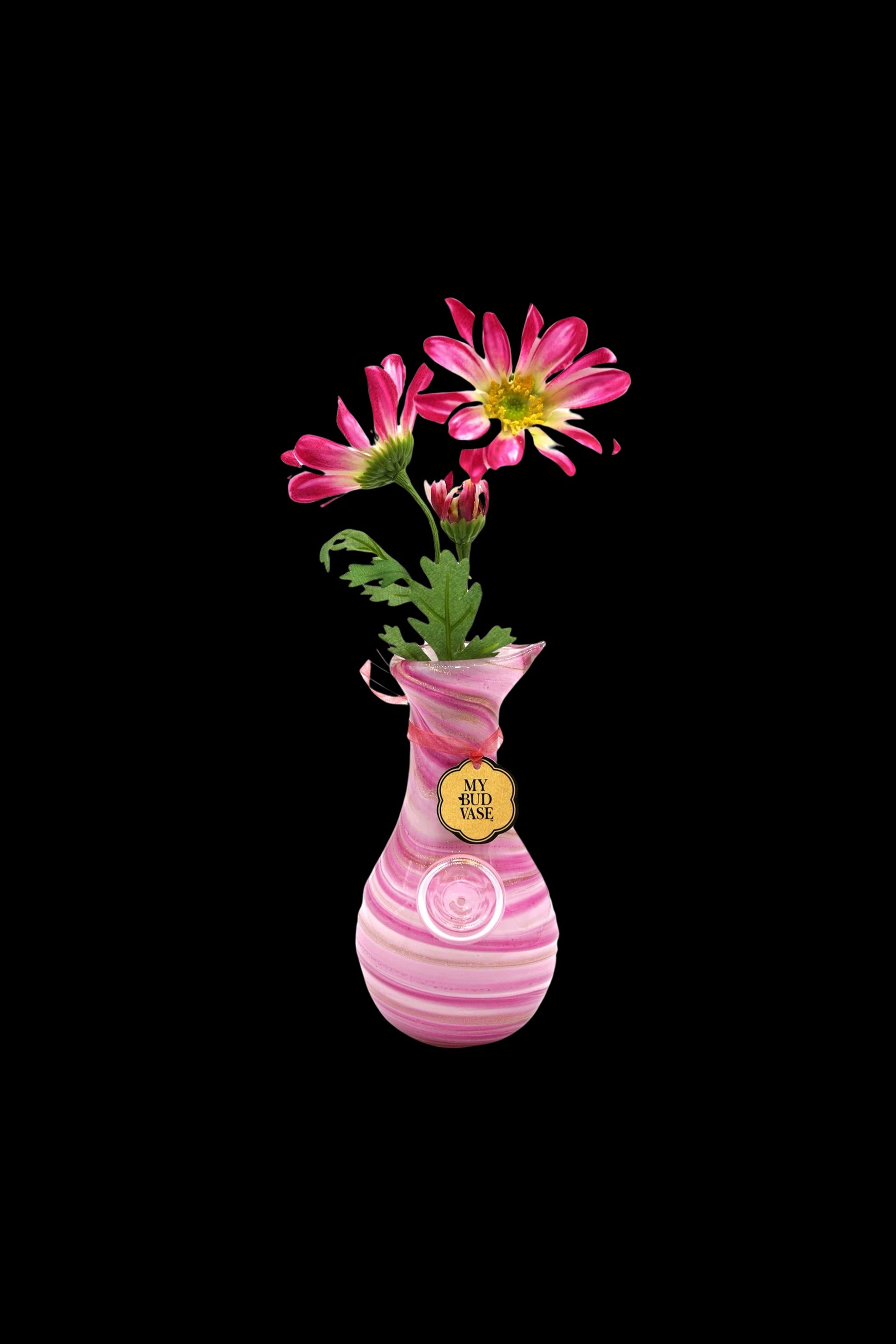 My Bud Vase Swirl Vase Bong - The Pink Princess