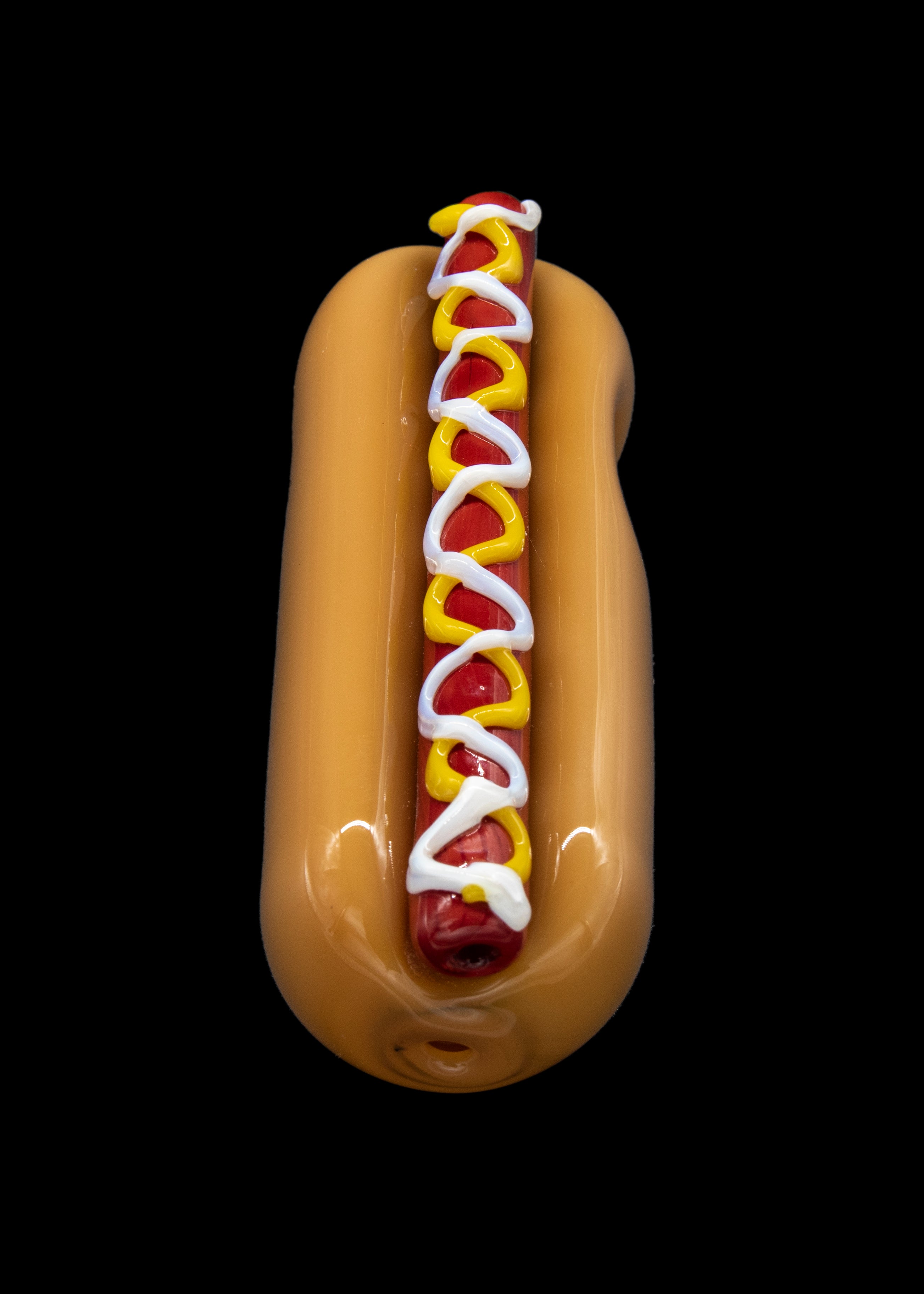 LA Pipes Delicious Hot Dog Hand Pipe