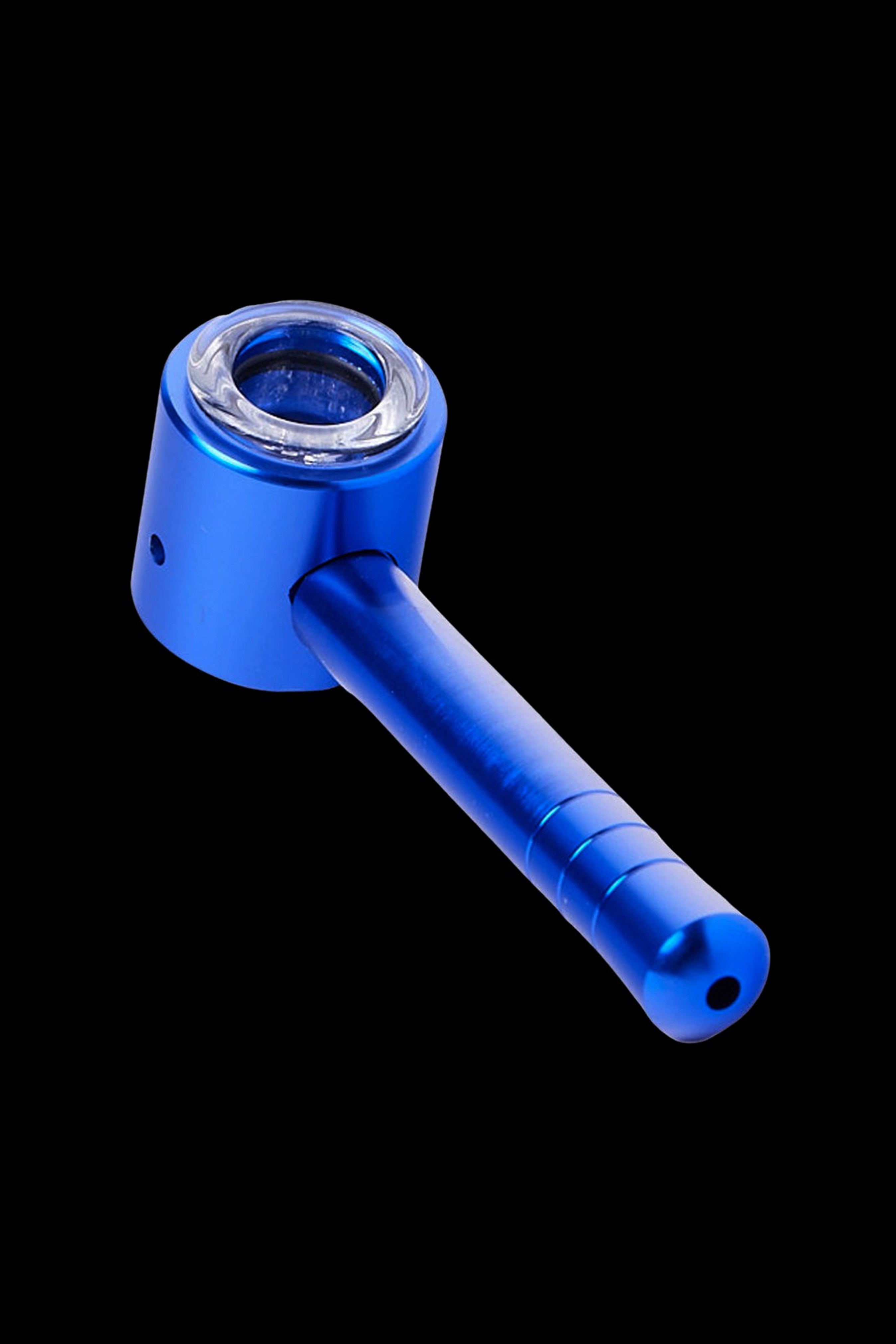 Cheech Glass Metal Pipe with Stylish Glass Bowl