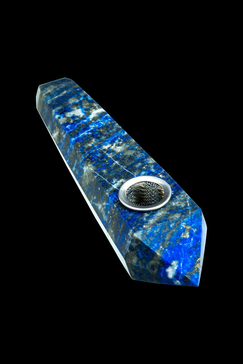 Exquisite Lapis Lazuli Quartz Stone Pipe