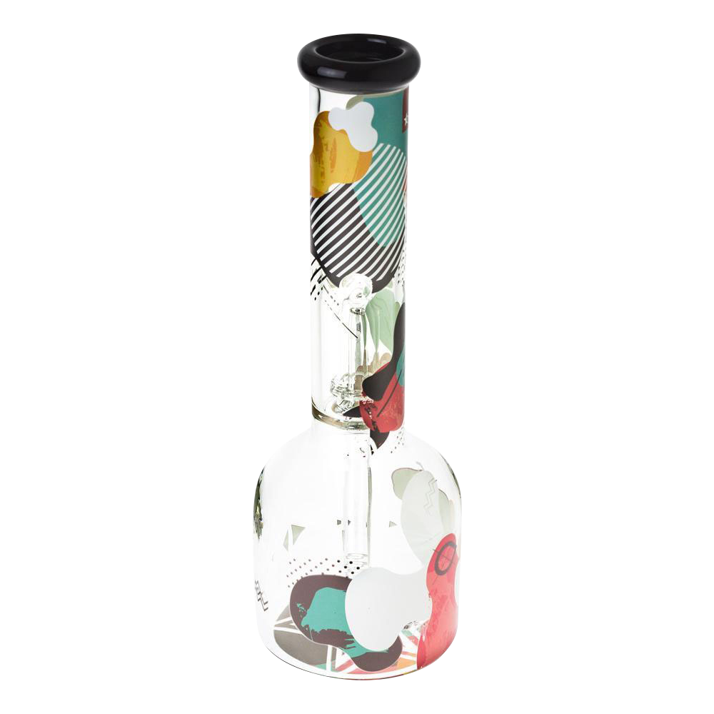 Famous Brandz Aquarius 12-Inch Stunning Glass Water Bong