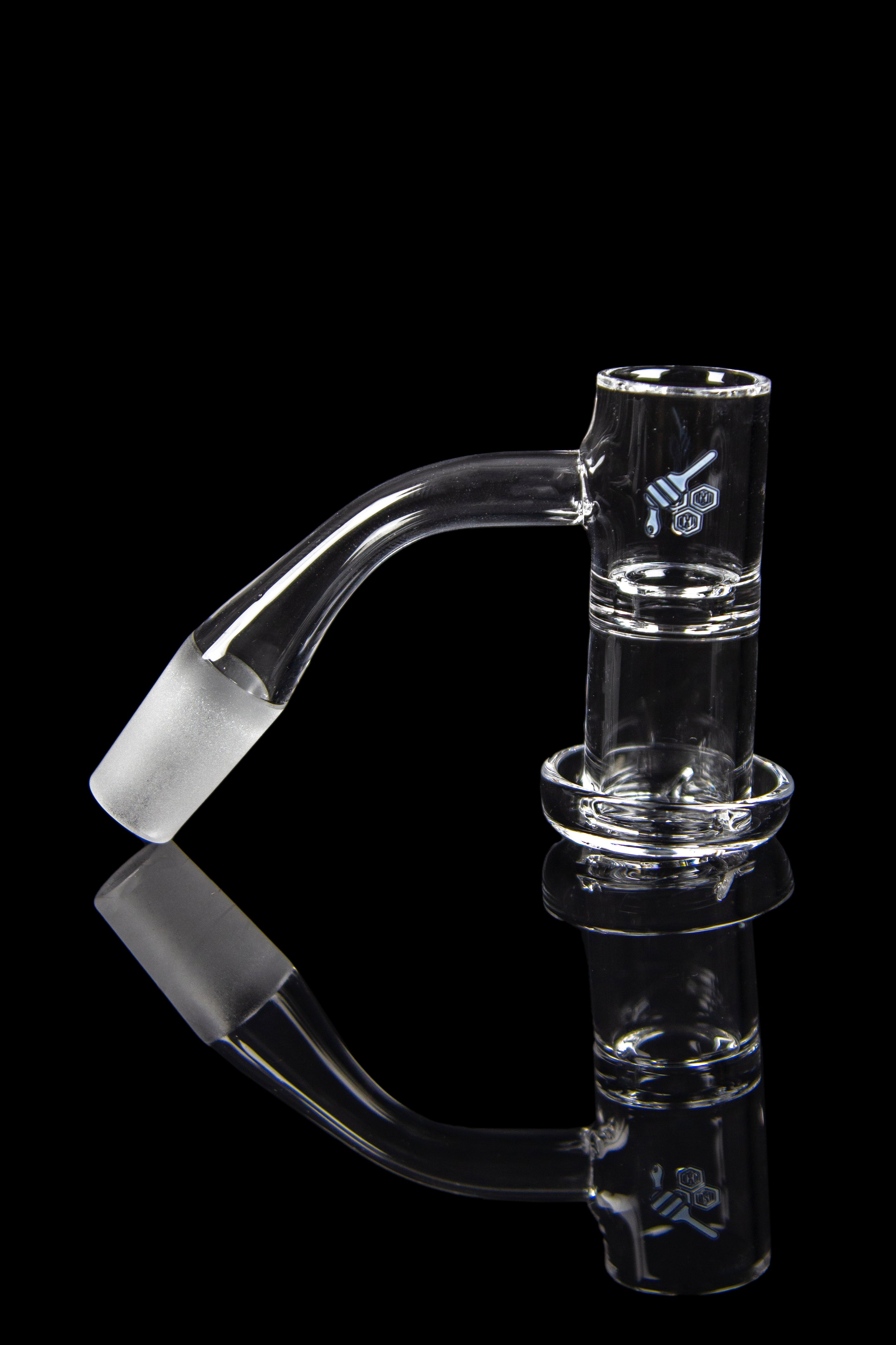 Honeybee Herb Honeysuckle XL Quartz Banger - Yellow Line: The Ultimate Dabbing Beast