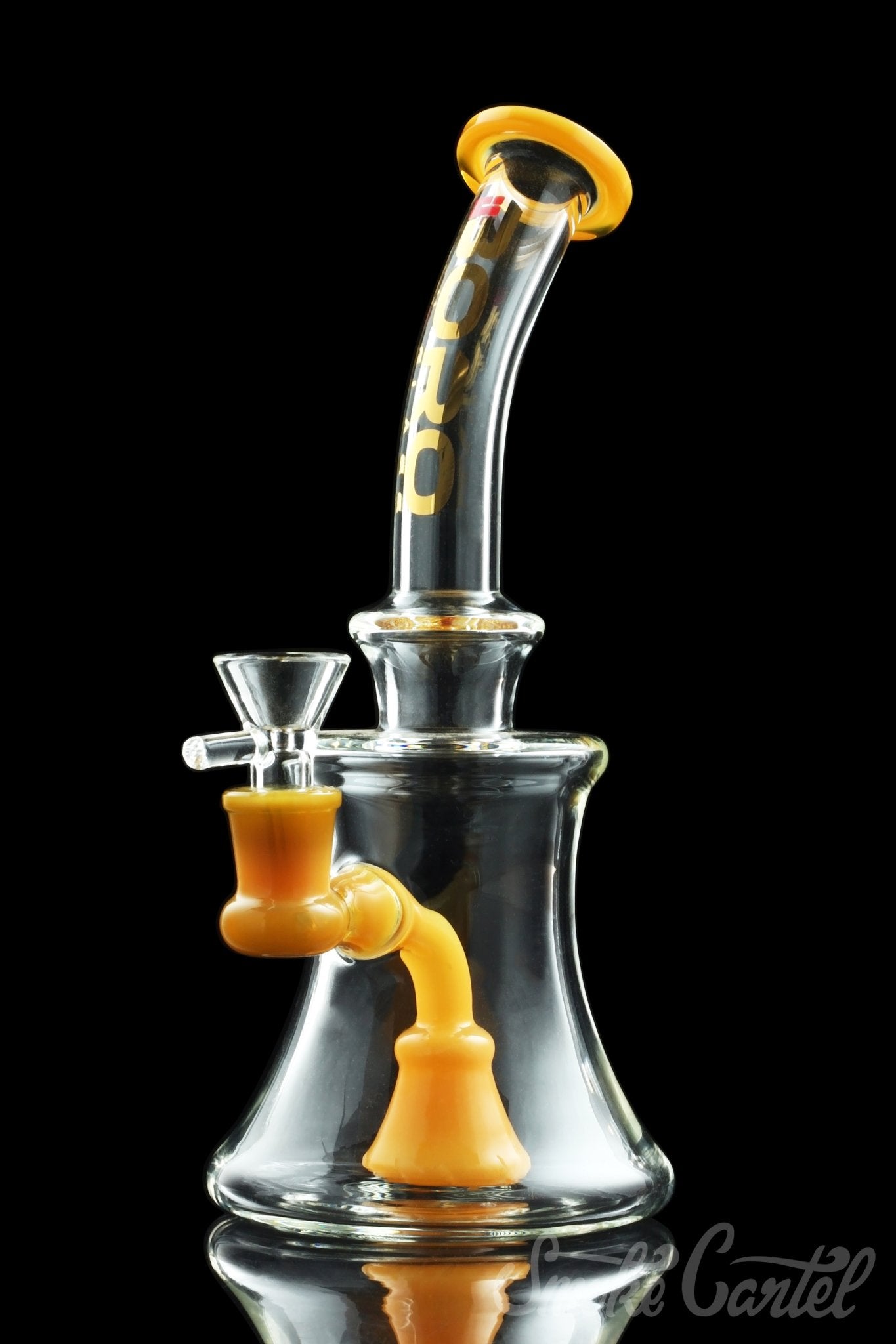 BoroTech Glass Gefion Flared Beaker Showerhead - The Ultimate Relaxation Pipe