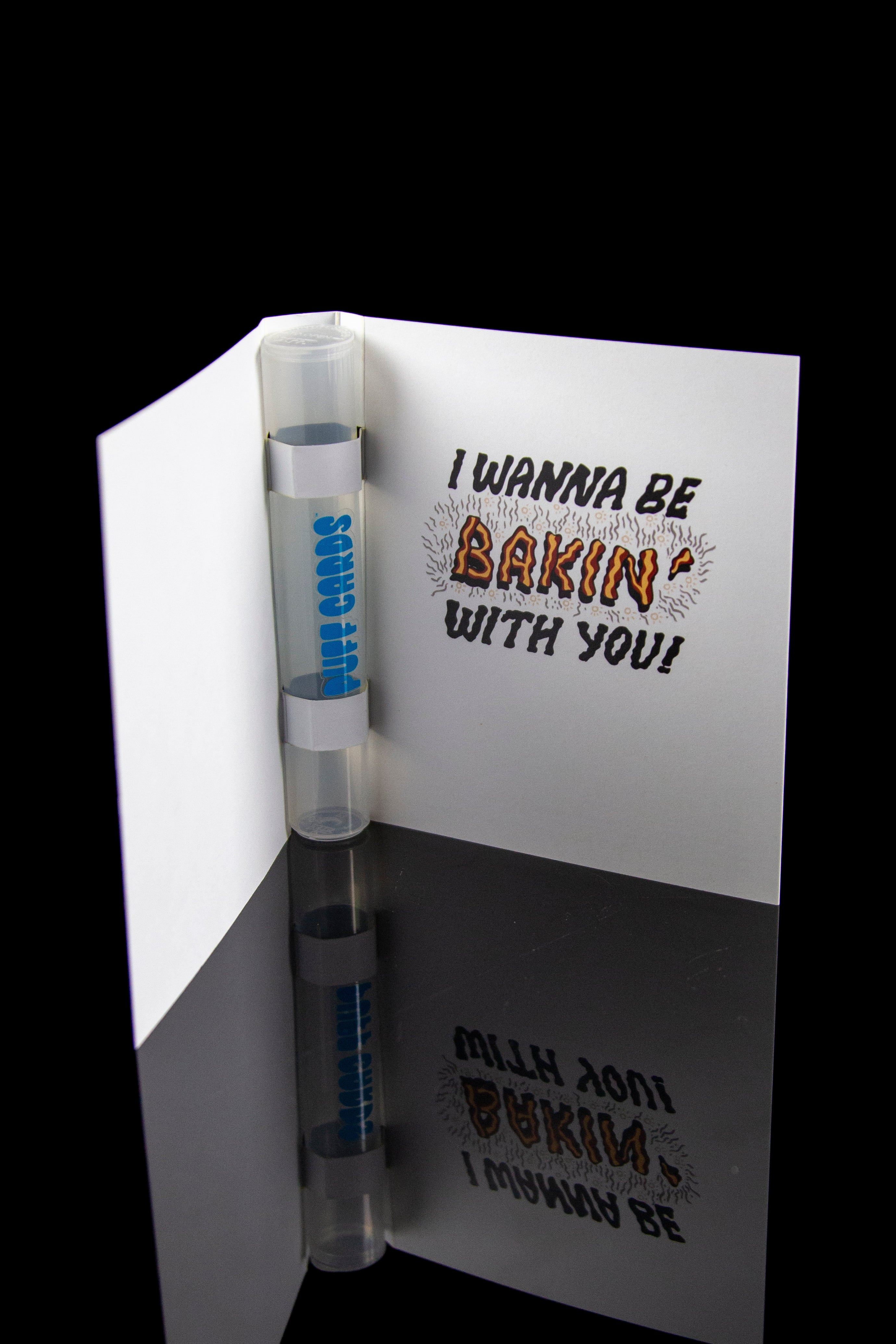 Puff Cards: Cannabis - Storing Greeting Card with Smell - Resistant Tube