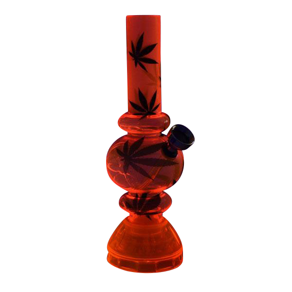 Awesome Mini Acrylic Bubble Water Pipe with Grinder Base