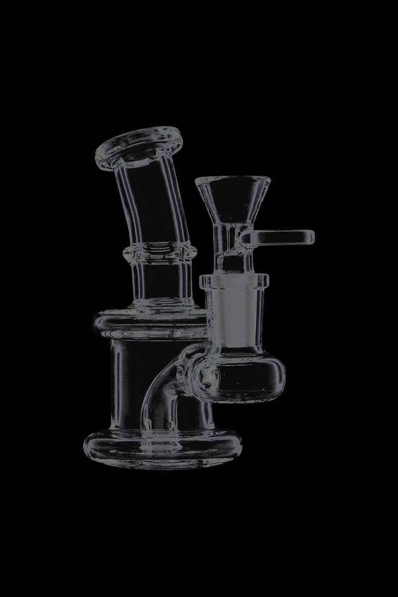 Stylish 4-Inch Glass Bubbler with Inline Perc