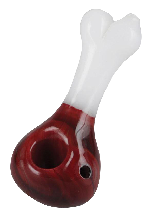 Chicken Leg Inspired Glass Hand Pipe