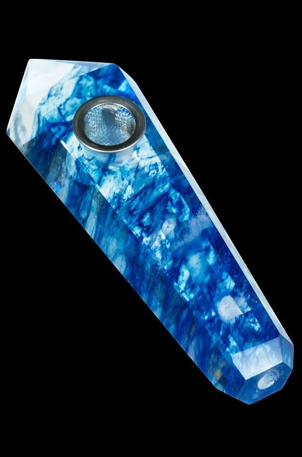 Exquisite Melted Quartz Stone Smoking Pipe