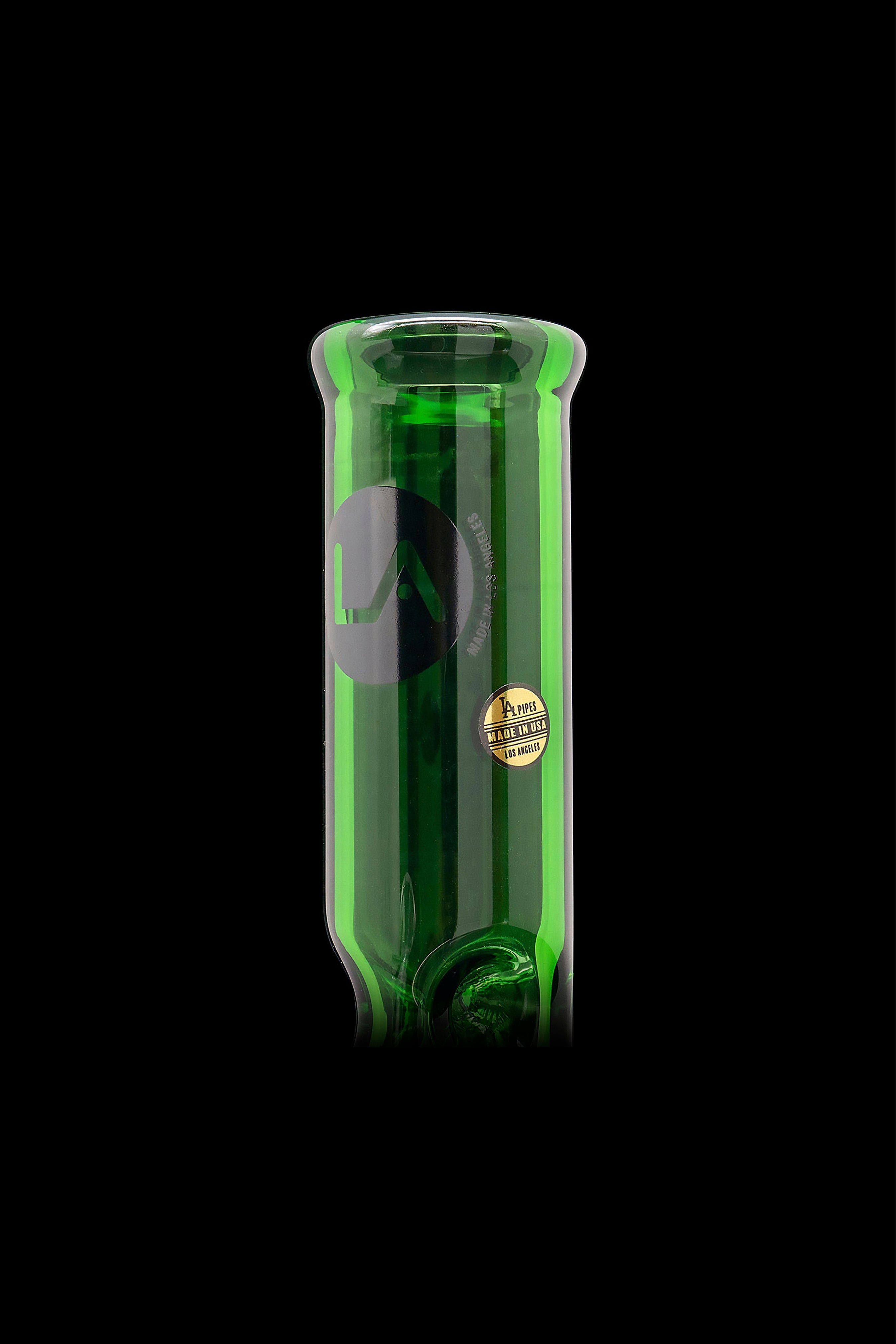 LA Pipes Green Emerald Beaker - Stunning Waterpipe for Smokers