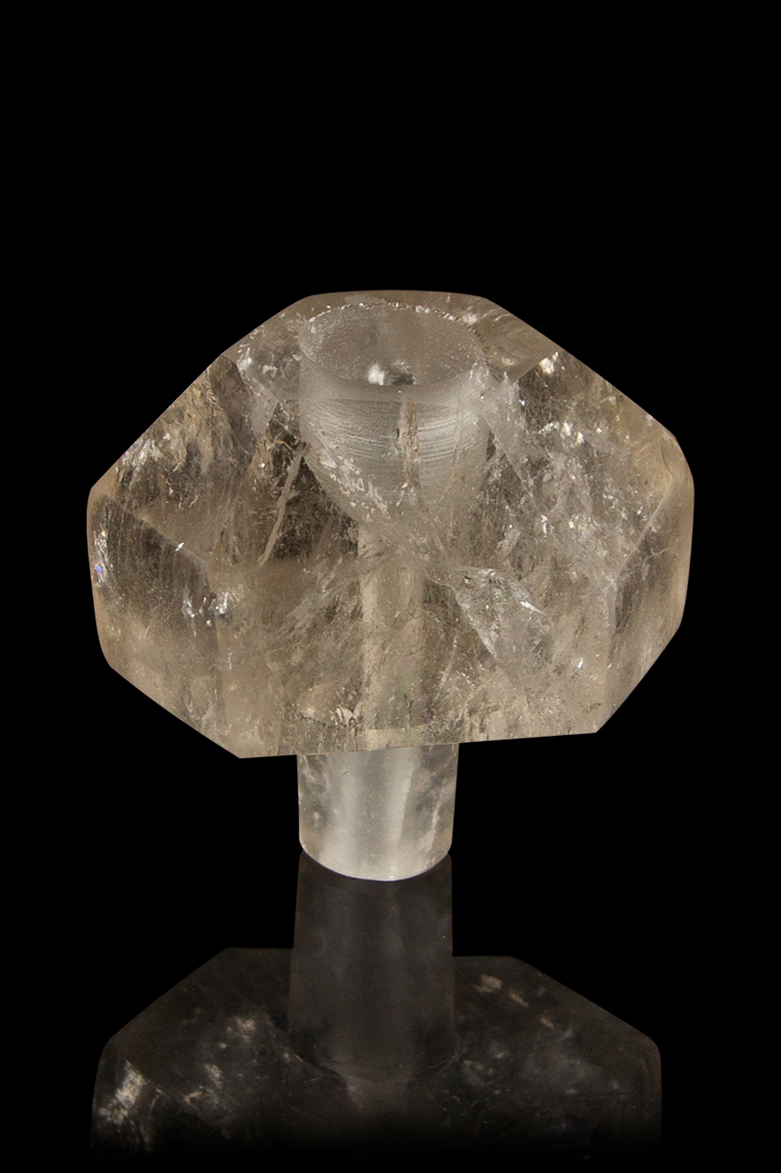 Blazin Janes' Exquisite Smoky Quartz Crystal Herb Bowl