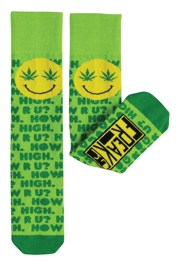 Freaker 420 Themed Socks - Fun and Colorful Footwear