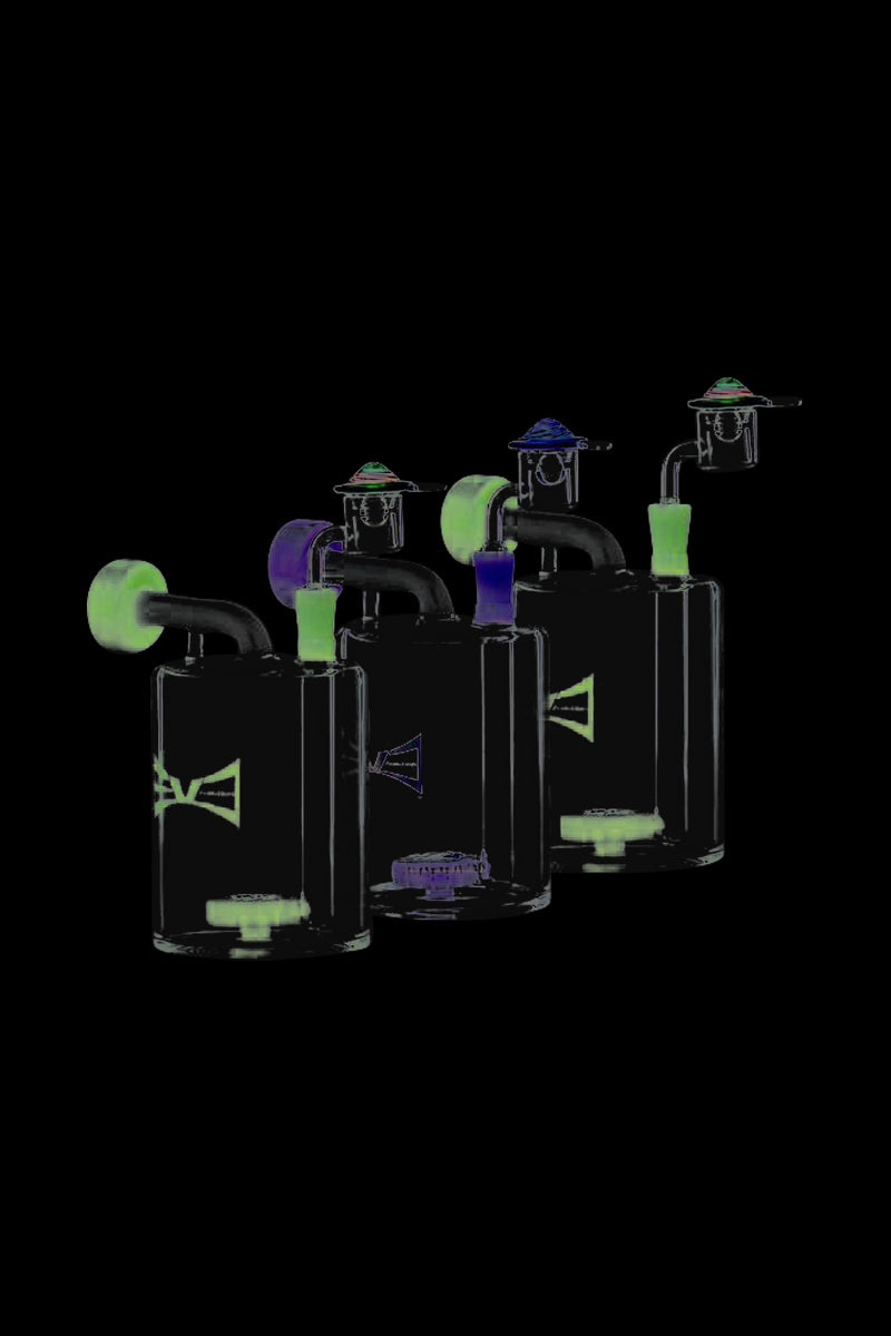 Evolution Money Jar Dab Rig: Ultimate Smoking Companion with Banger and Carb Cap
