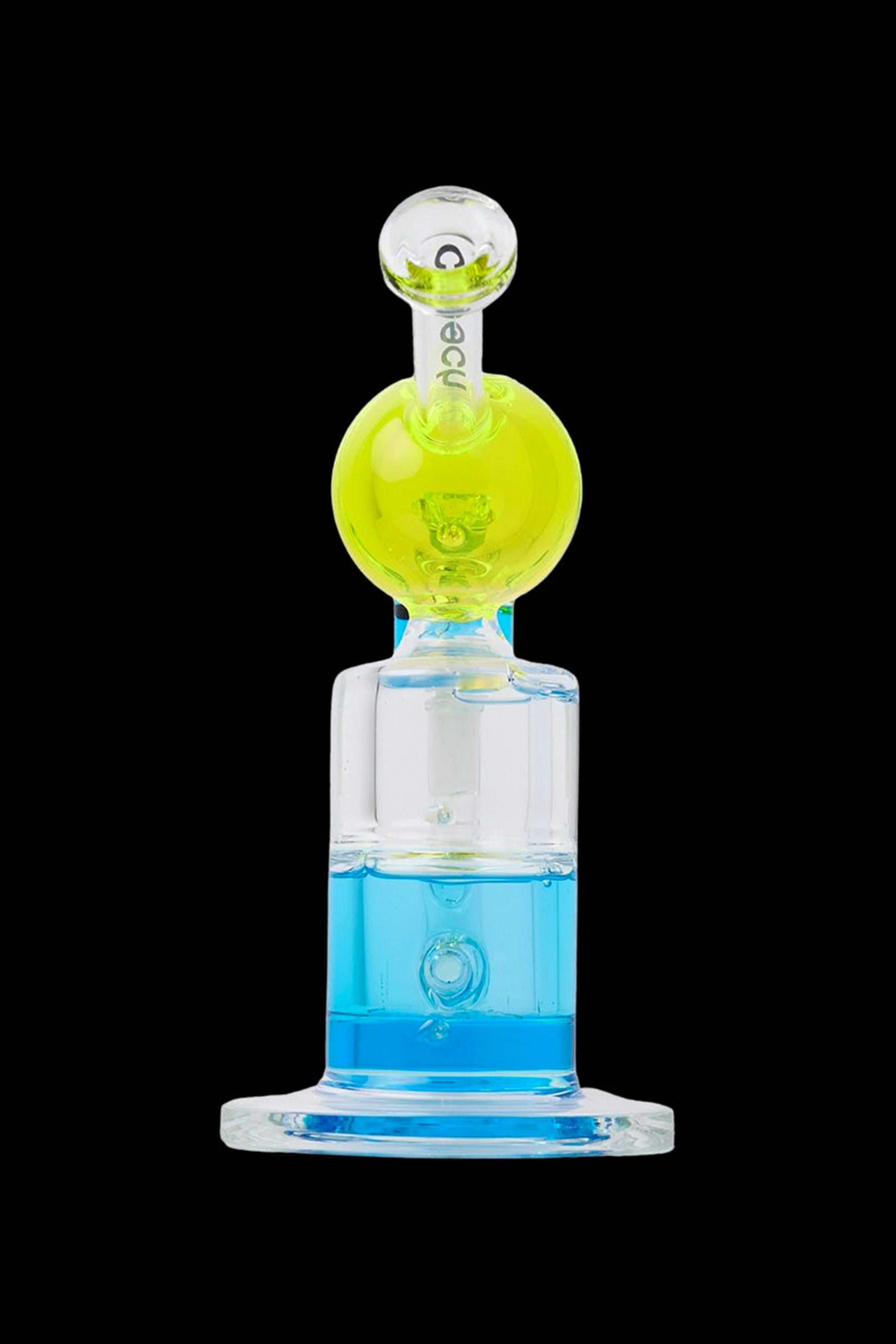 Cheech Glass Triple Glycerin Dual - Color Bong: Stylish Smoking Companion