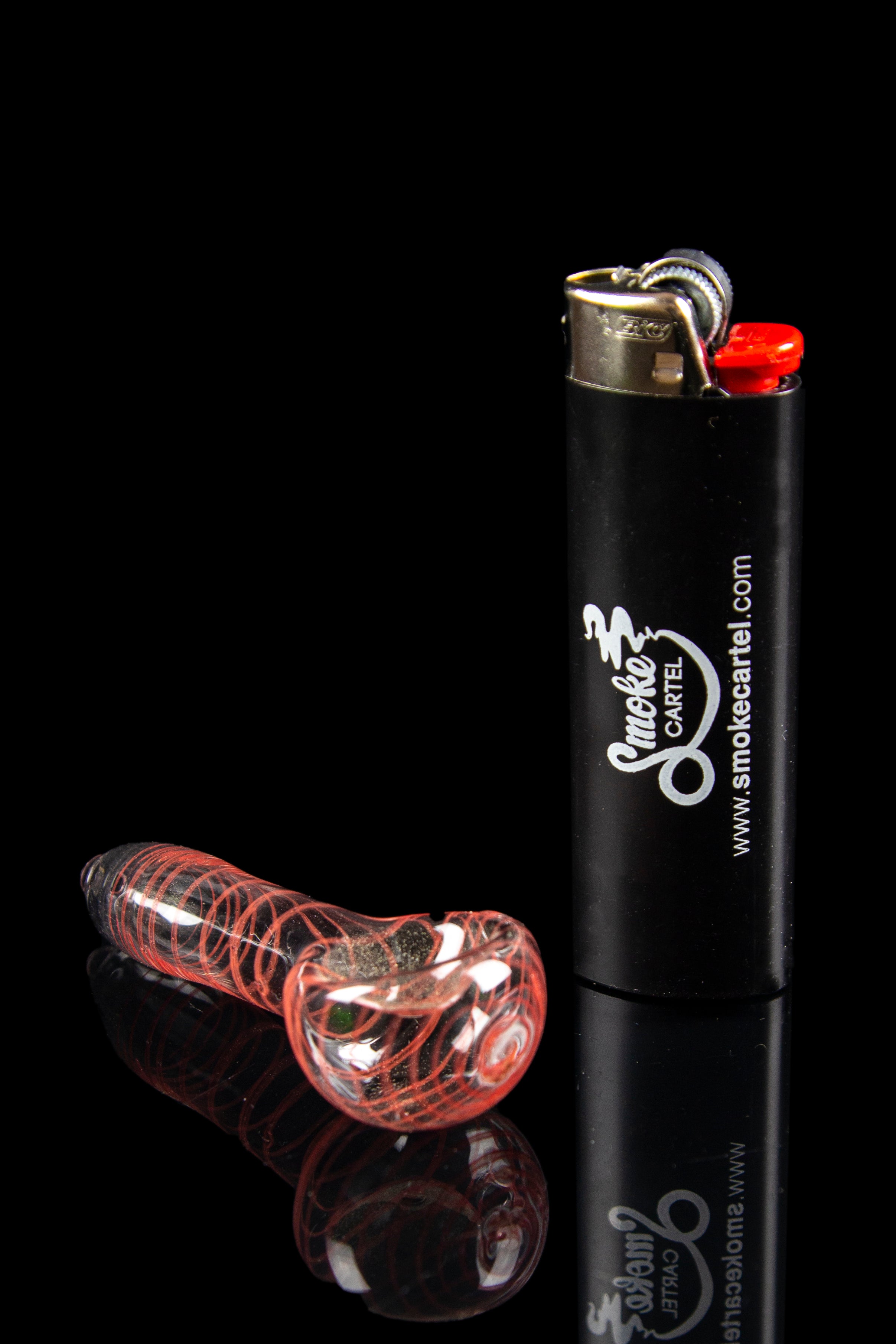 Colorful Peanut Spoon Pipe for Discreet Herb Smoking