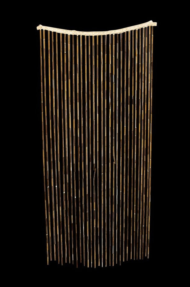 All Fun Gifts Colorful Bamboo Beaded Door Curtain - Revive the 70s Vibe!