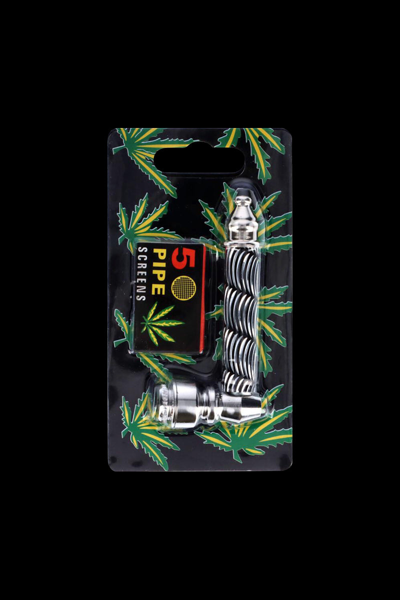 Colorful Metal Hand Pipe for On-the-Go Use