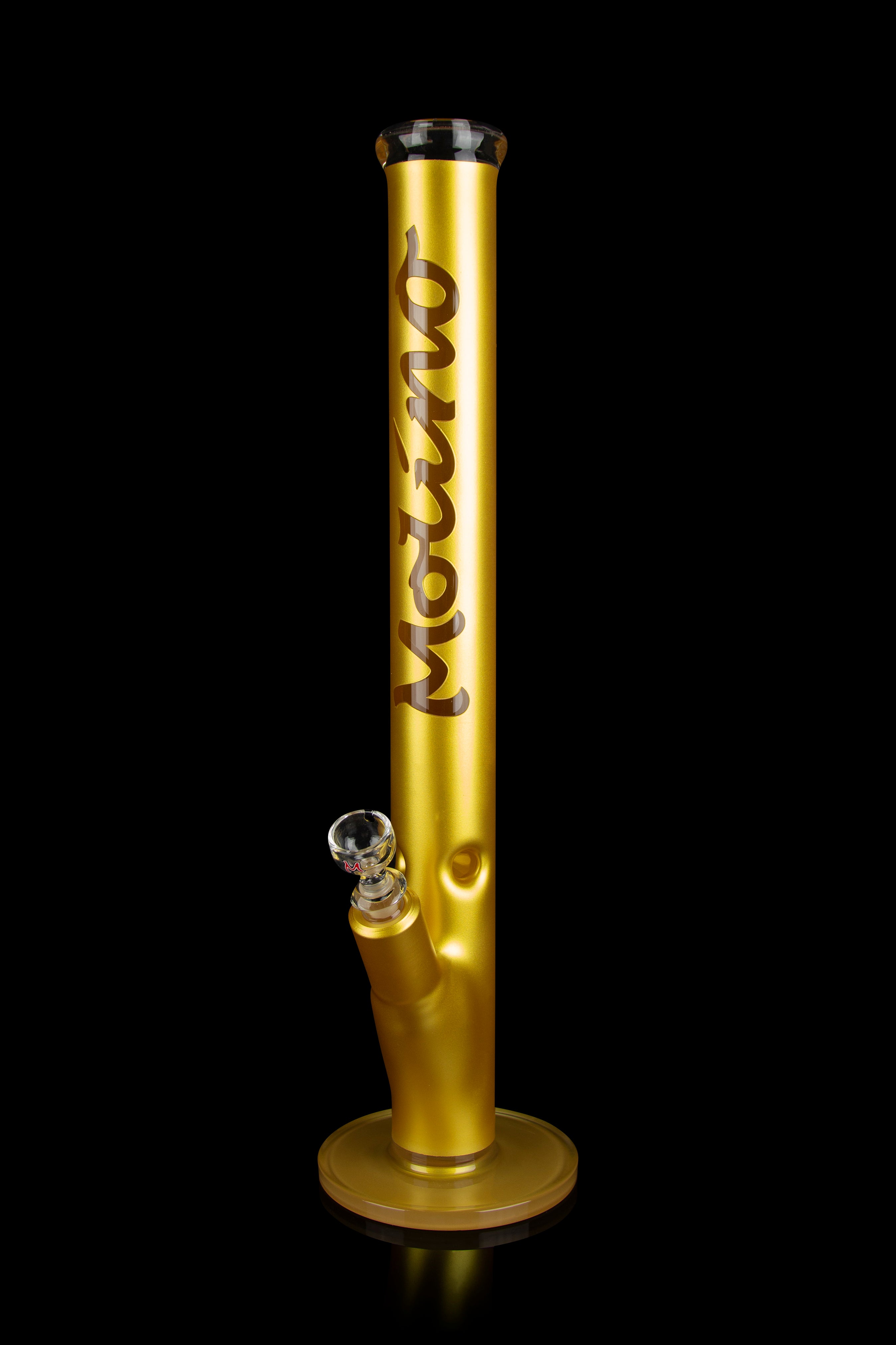 Molino Glass Goldfinger Bong - A Golden Smoking Marvel