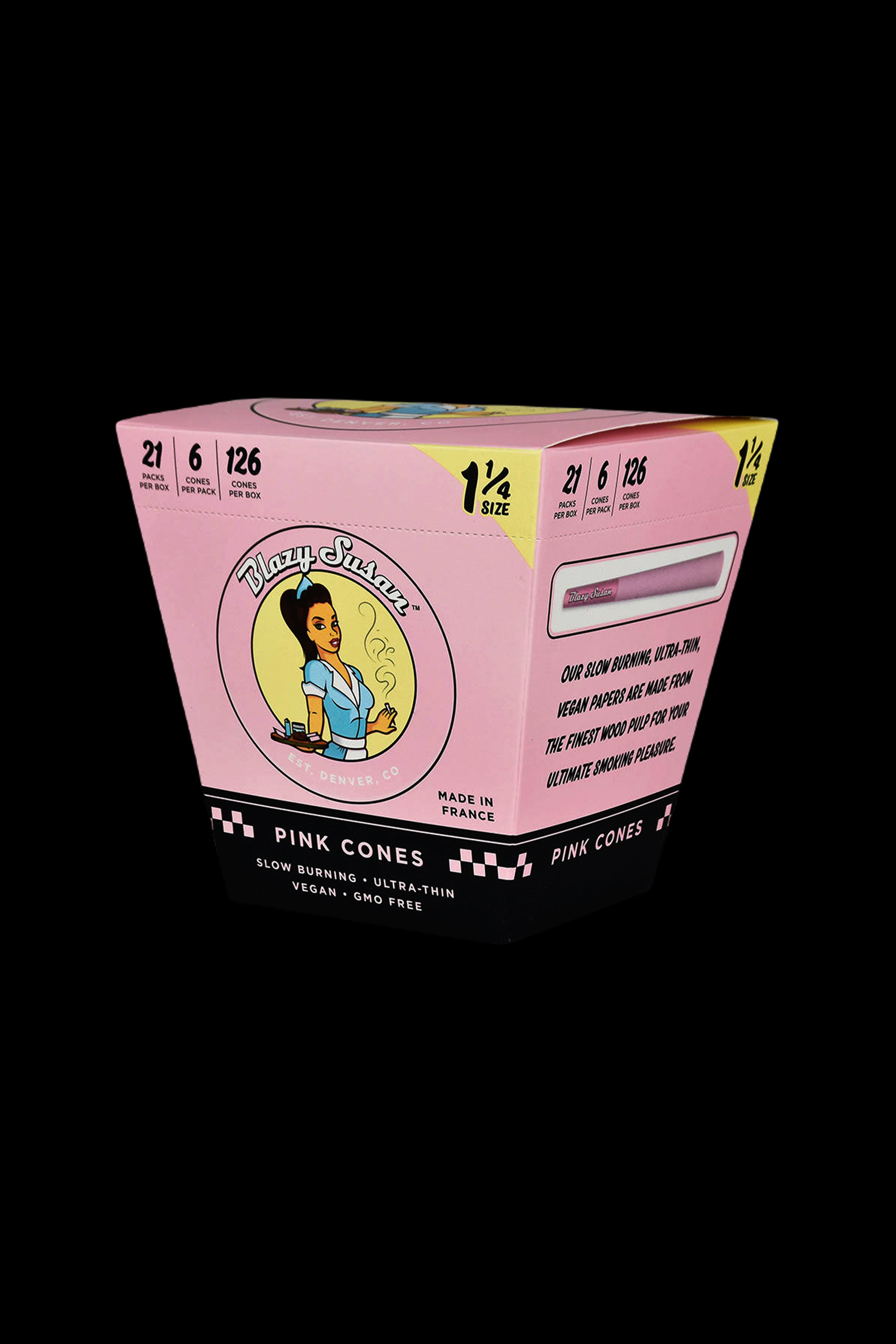 Blazy Susan Pink Luxury Pre-Rolled Cones - 21 Pack