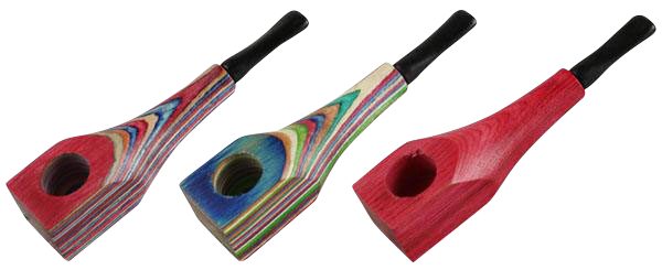Stunning Exotic Wood Tobacco Pipe