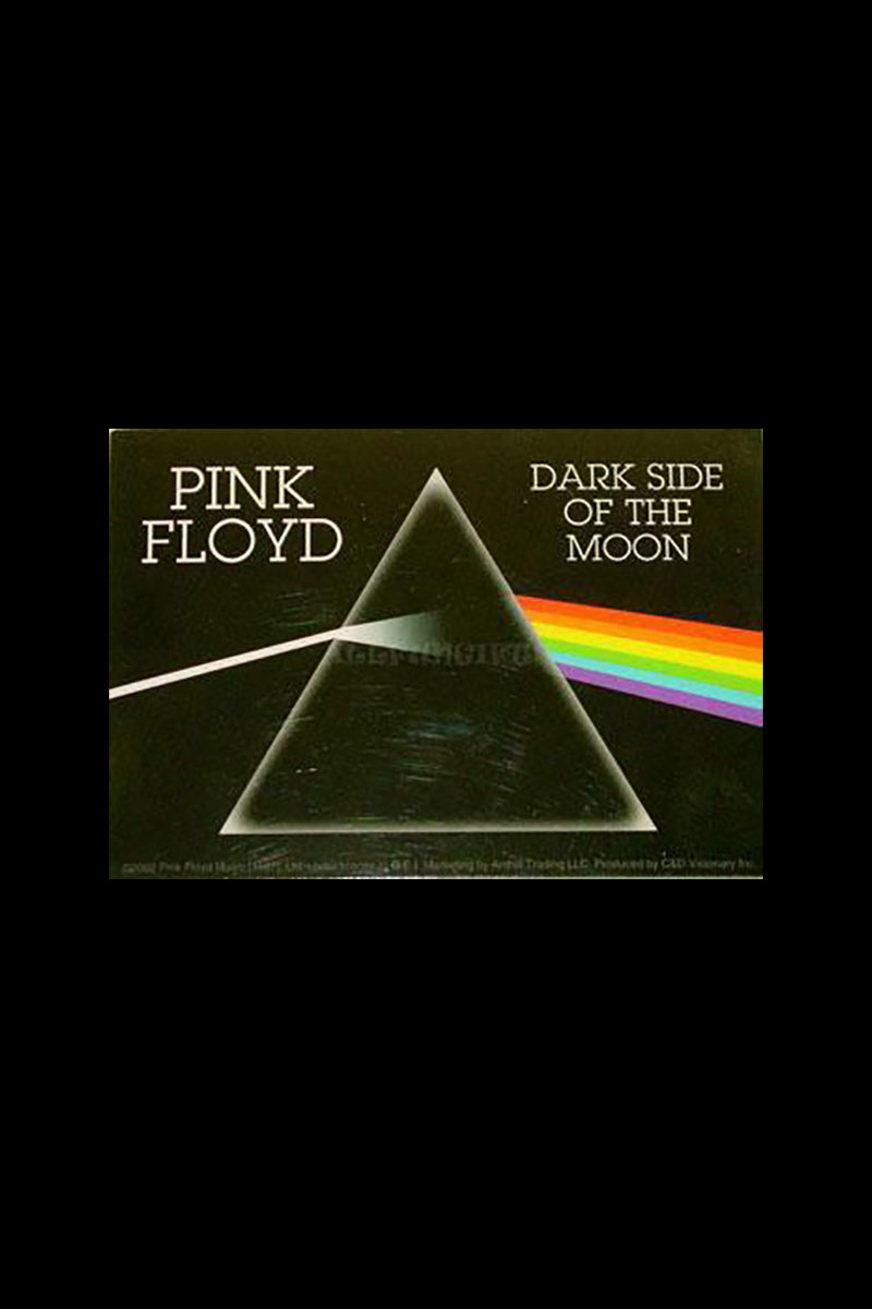 Pink Floyd's Iconic Dark Side of The Moon Sticker - Must - Have for Fans!