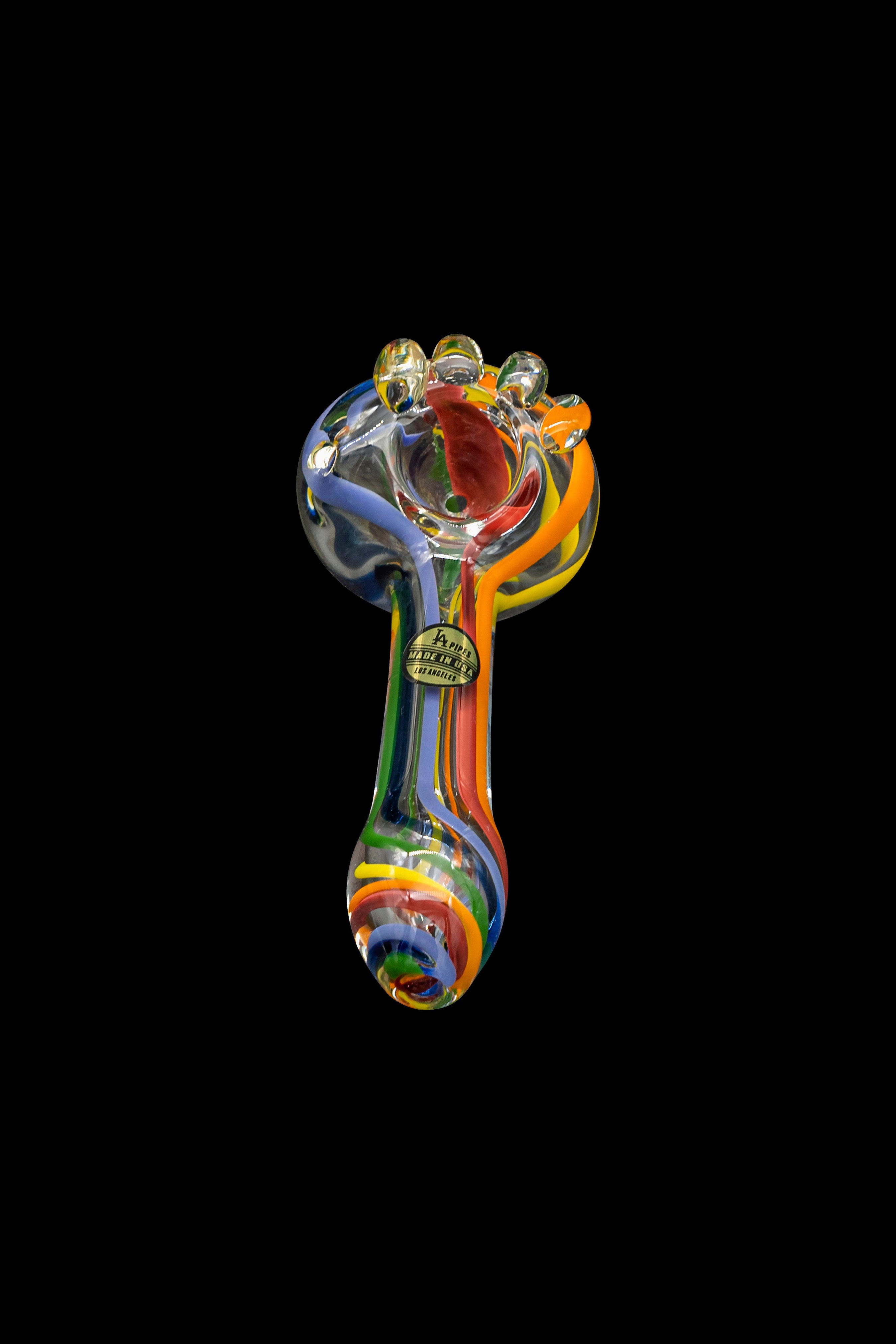 LA Pipes Stunning Rainbow Spoon Pipe