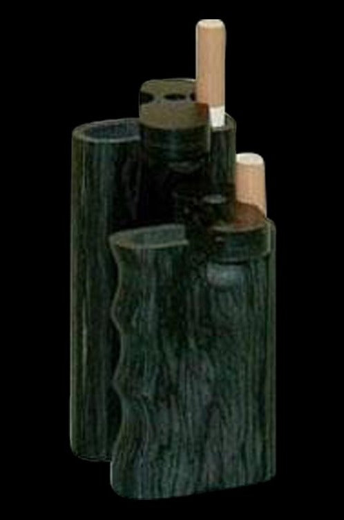 Stunning Large Black Wood Dugout Smoke Stopper