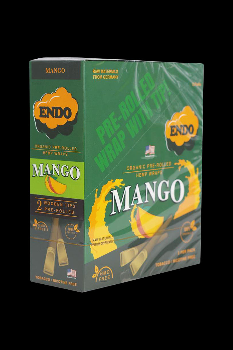 Endo Premium Pre-Rolled Hemp Wraps - 15 Pack Bundle