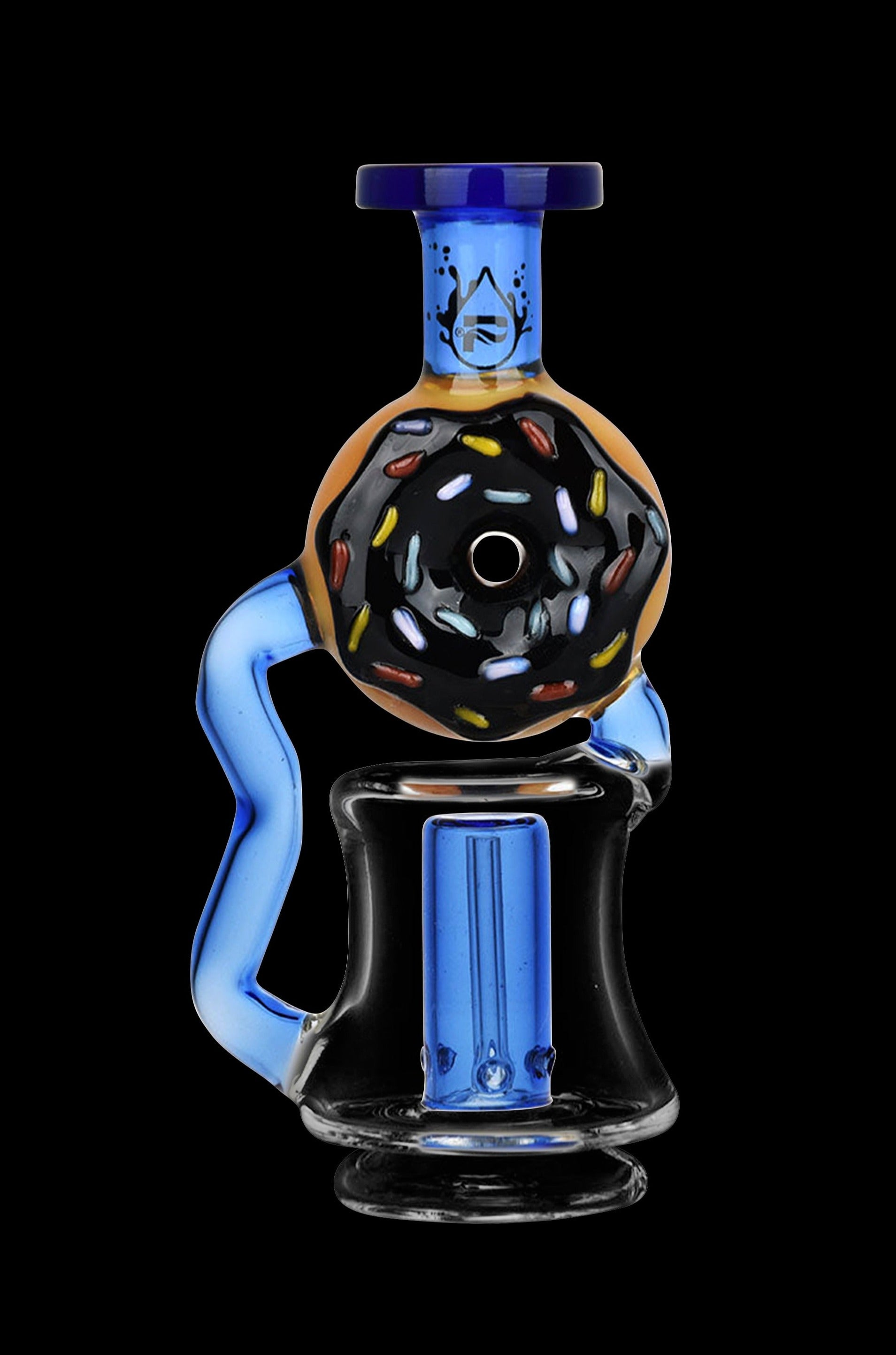 Pulsar Frosted Donut Recycler Attachment for Puffco Peak/Pro - Elevate Your Vaping!