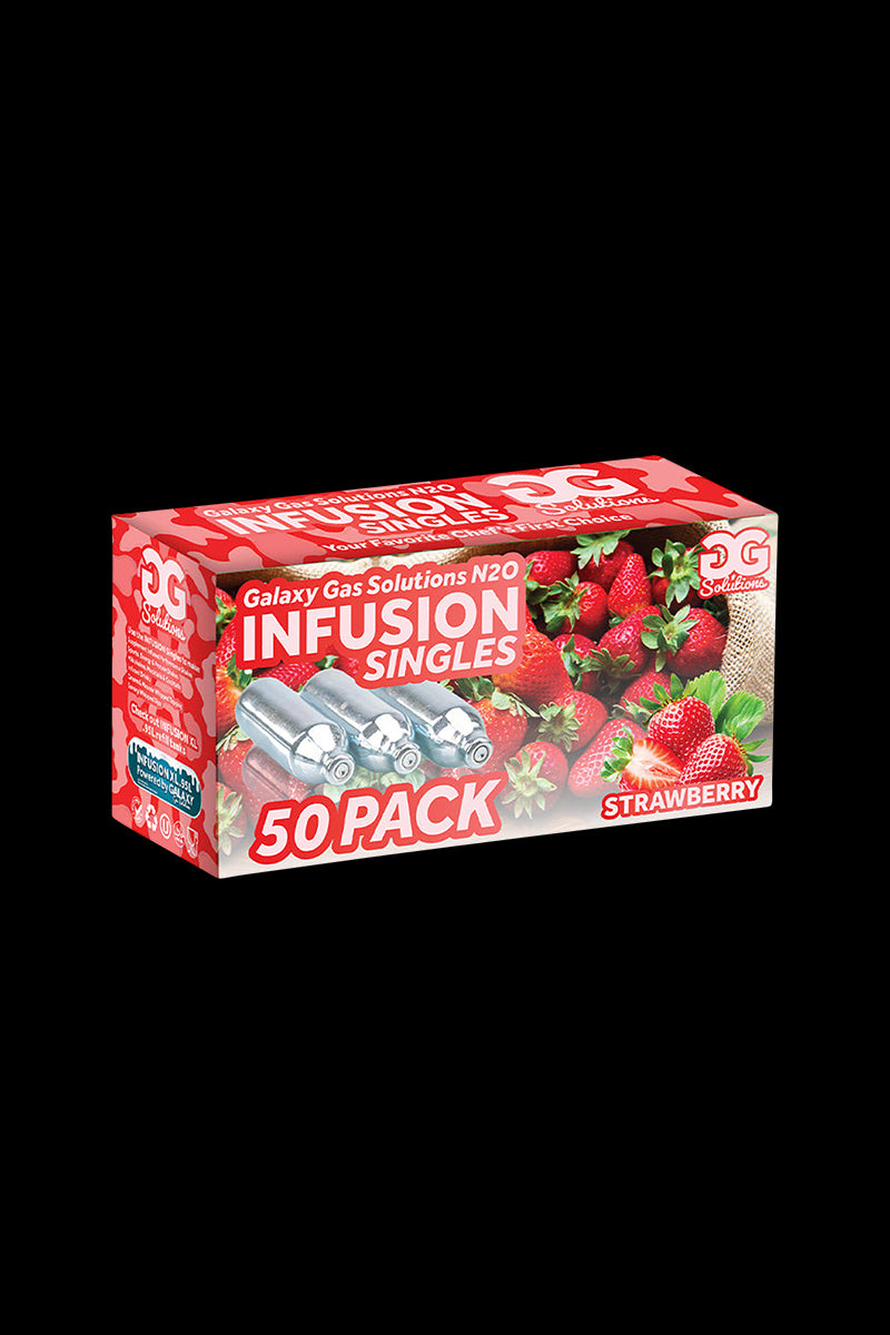 Galaxy Gas Infusion Cream Chargers - 50-Piece Box of Flavorful Fun!