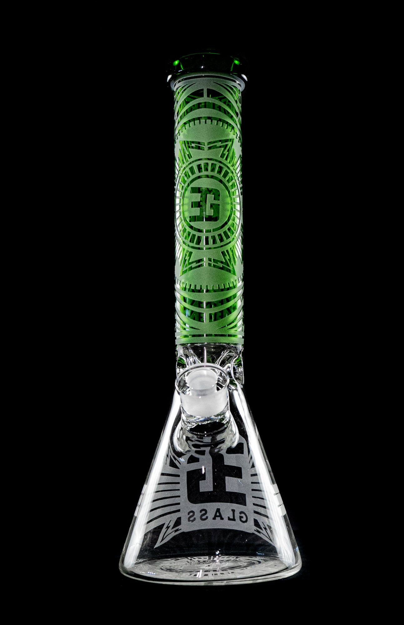 EG Glass Stunning Clock Water Pipe