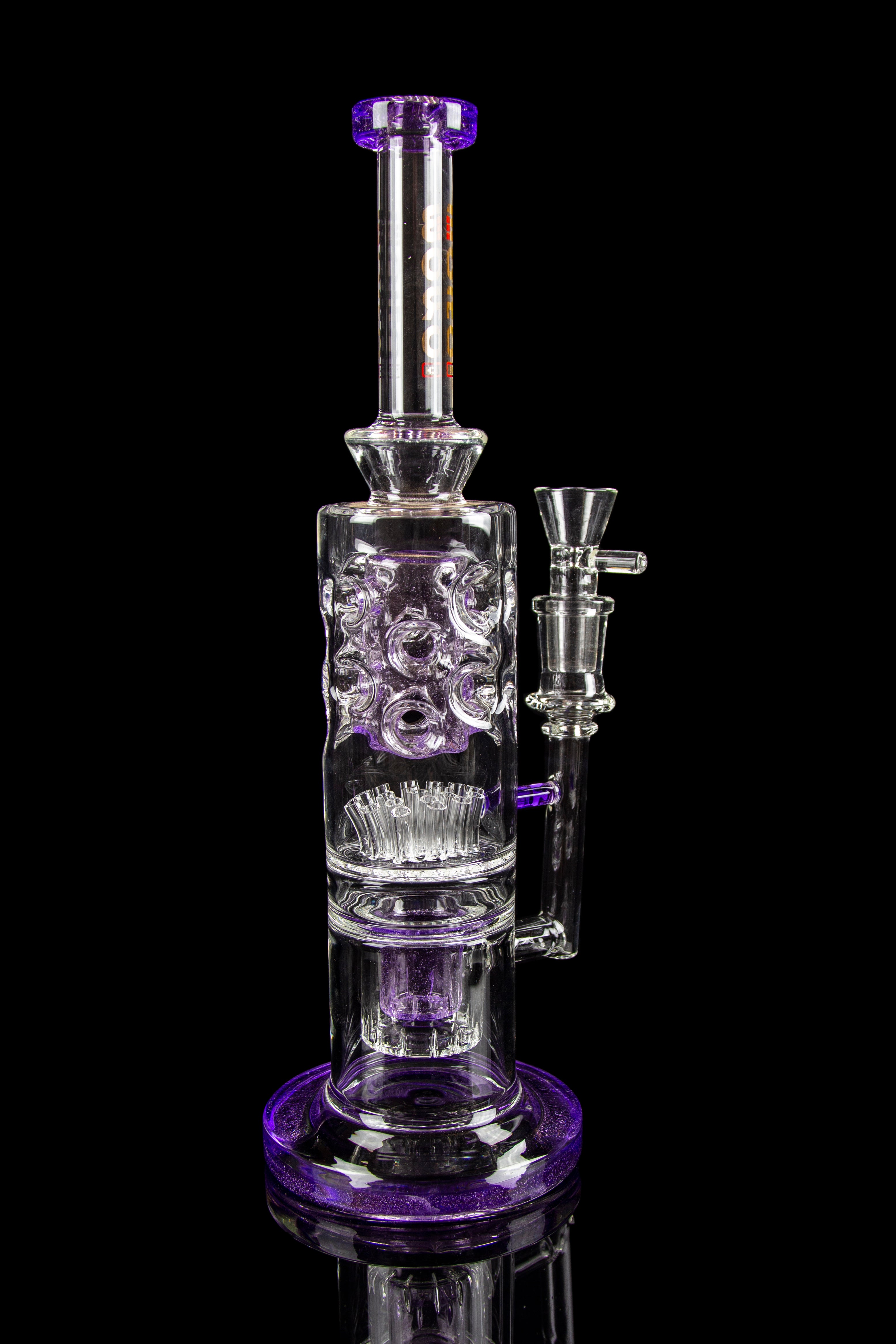 BoroTech Glass Midgard: Inverted Showerhead to Sprinkler Perc Water Pipe