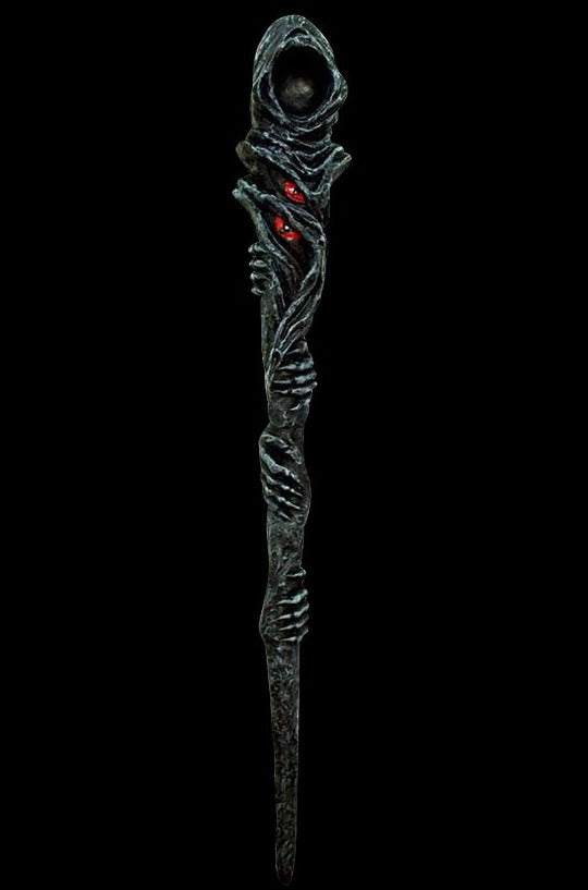 Enchanting Faceless Hooded Dark Wraith Magic Wand