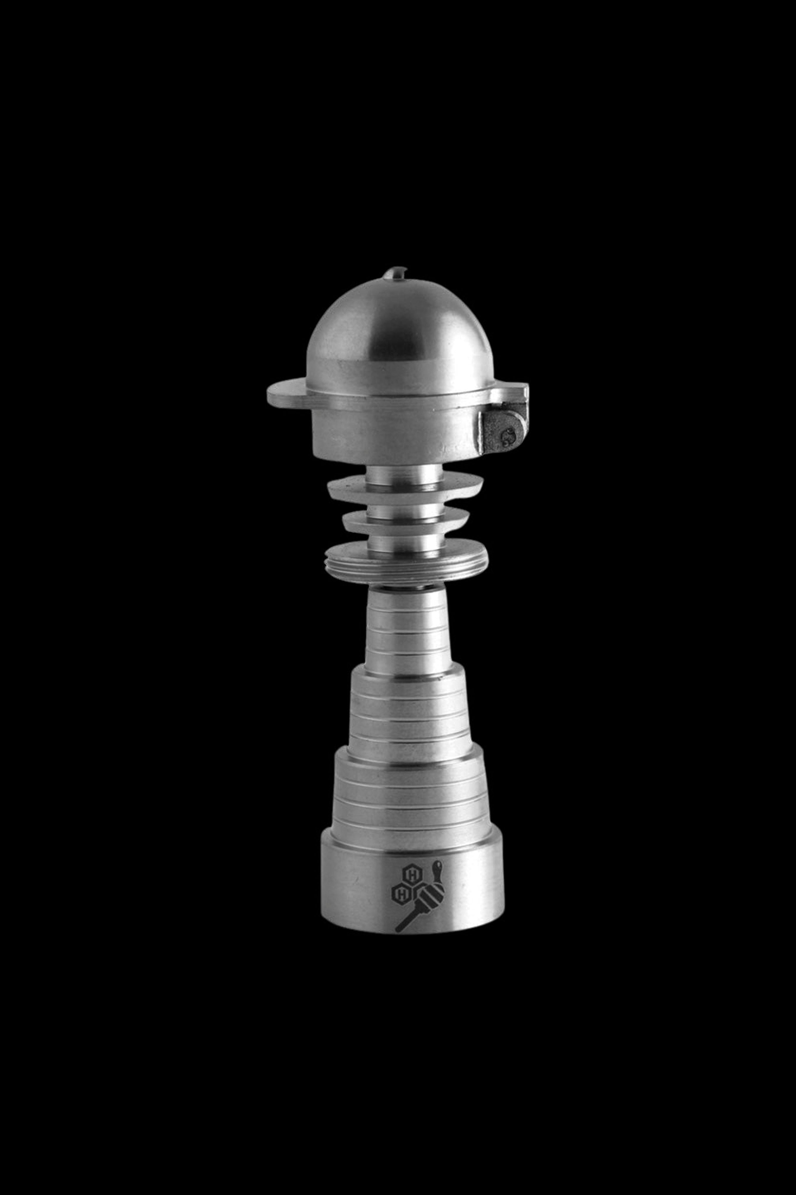 Honeybee Herb Titanium 6-In-1 Baseball Carb Cap Dab Nail - The Ultimate Dabbing Essential