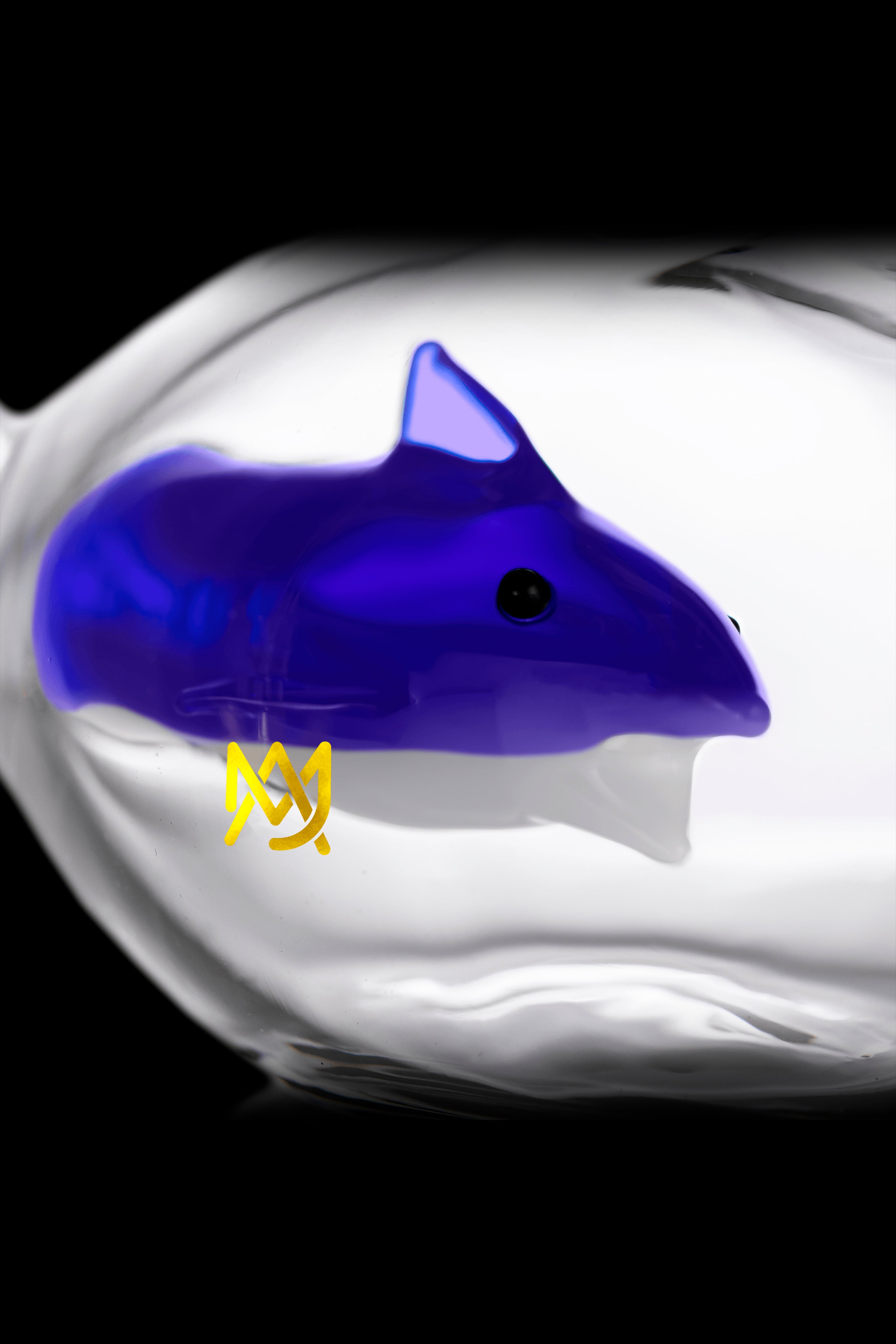 MJ Arsenal Jaws Chillum: Limited Edition Shark-Infused Glass Pipe