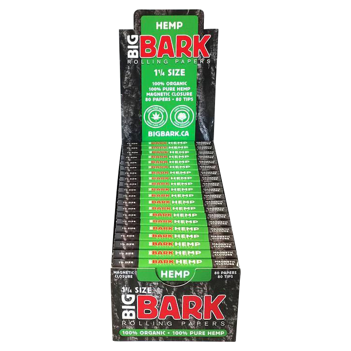 BIGBARK 1/4 Hemp Rolling Papers - Premium Organic Smoking Solution
