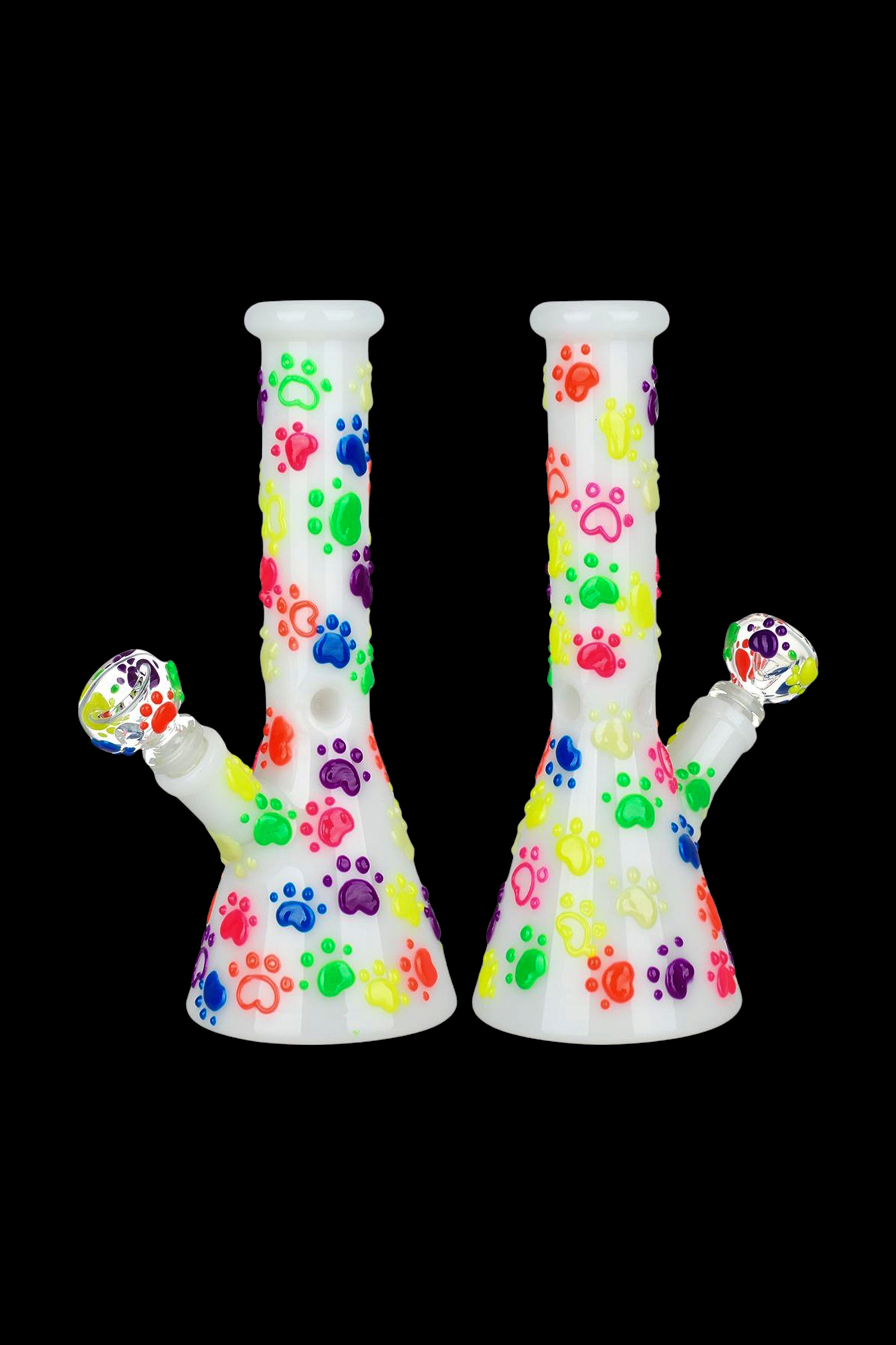 Paws for the Cause: Glow-in-the-Dark Magic Beaker Water Pipe