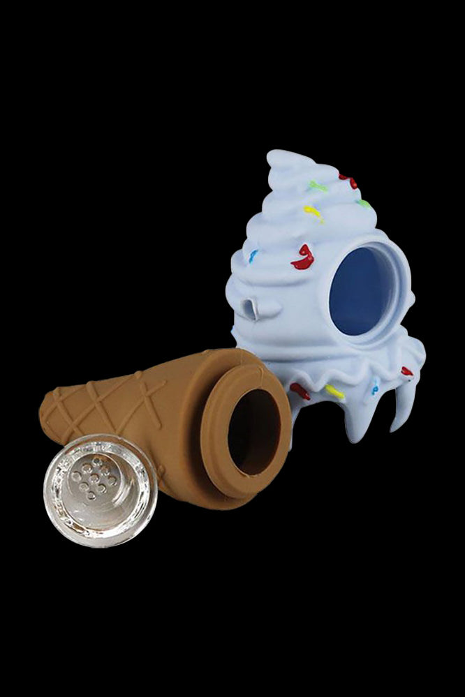 Delicious Ice Cream Silicone Hand Pipe