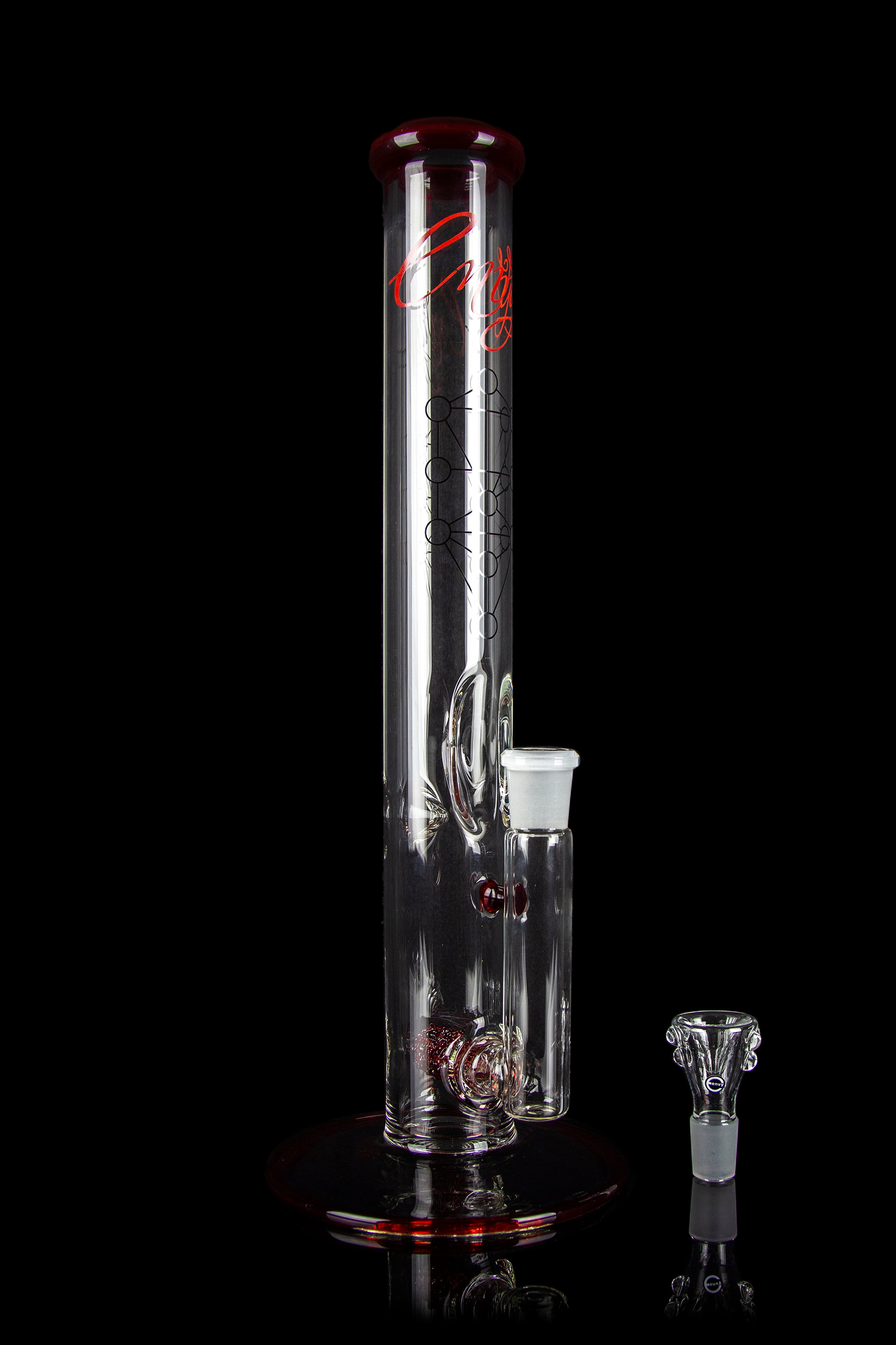 Envy Glass 17-Inch Pop Rocks Perc Straight Tube: A Sparkling Bong Experience