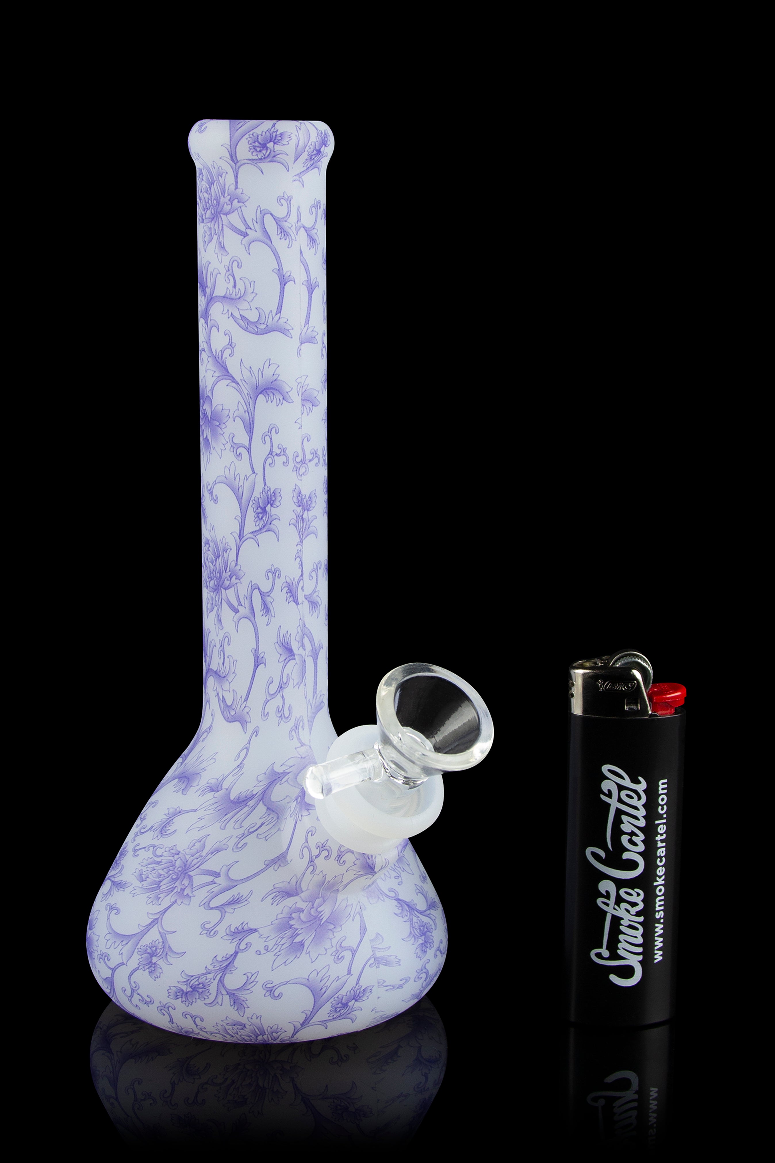 BONGS USA Stunning Floral Silicone Bong - The Ultimate Gift for Female Stoners