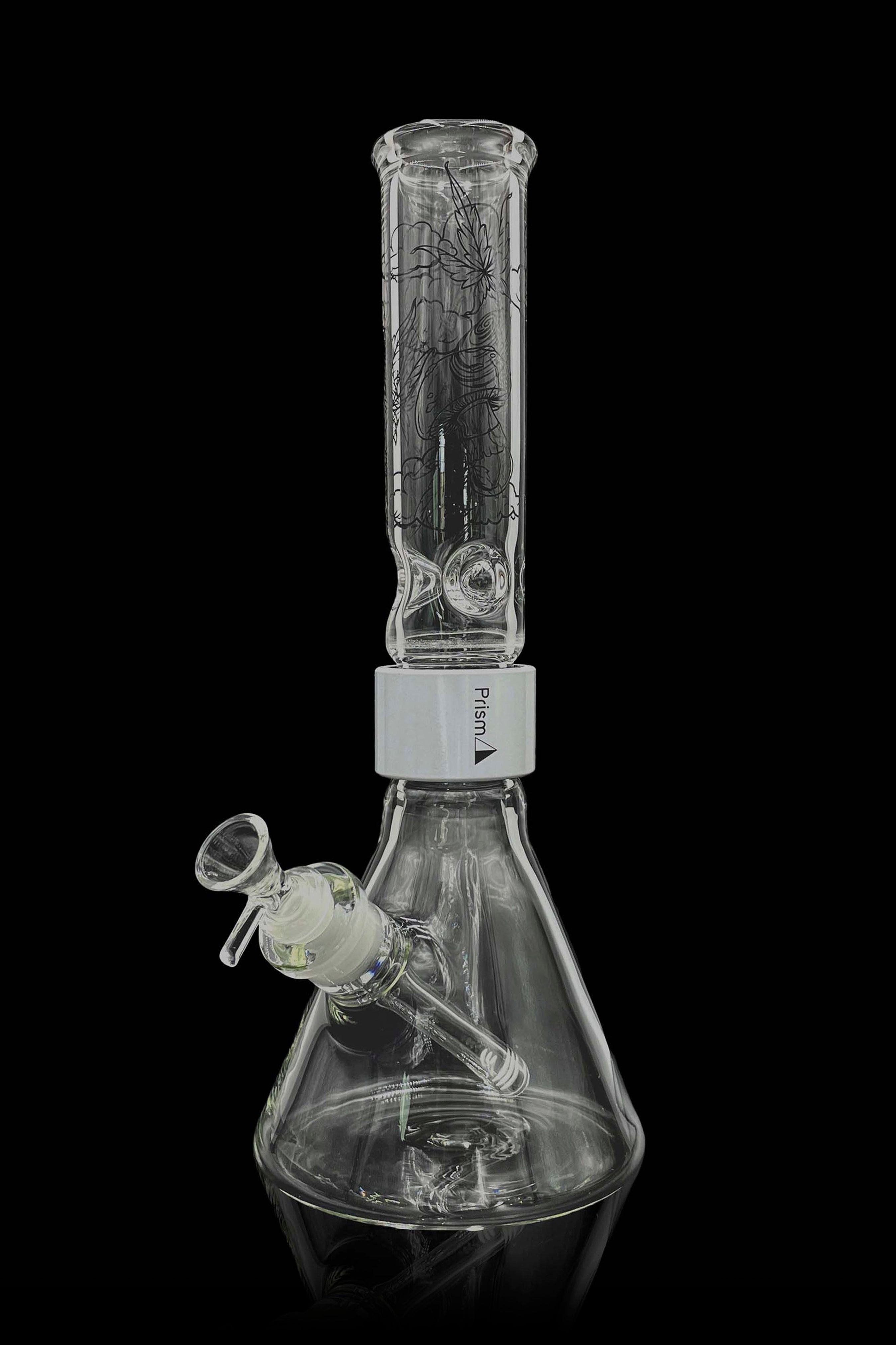 Prism Halo: White Sky High Beaker Single Stack - The Ultimate Starter Bong