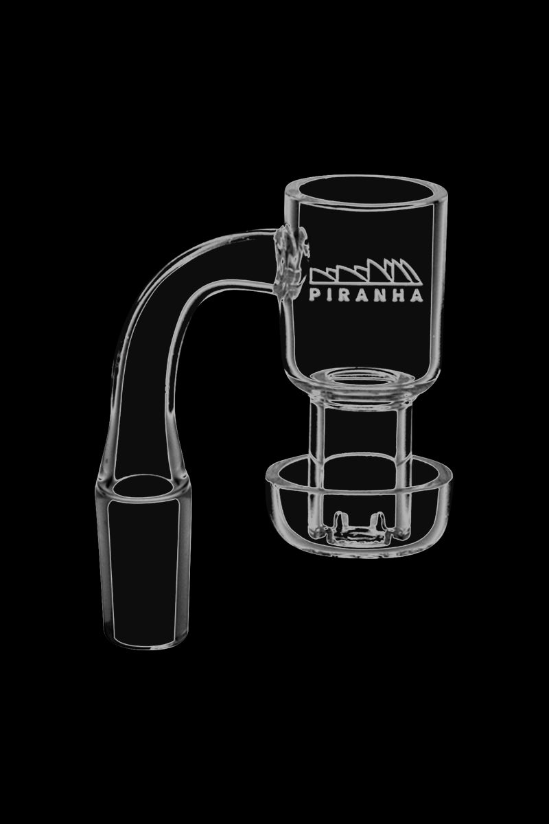 Piranha's Stunning Quartz Terp Vacuum Banger Nail - Boost Your Vapor Experience!