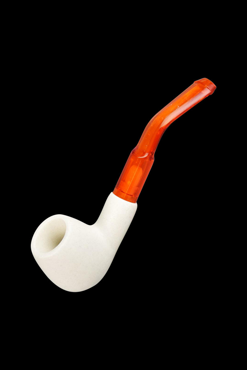 Exquisite Classic Smooth Mini Meerschaum Sherlock Pipe