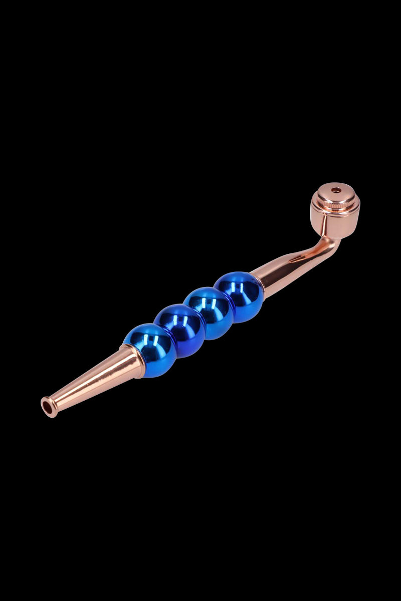 Stylish Curvy Mid-Section Metal Hand Pipe