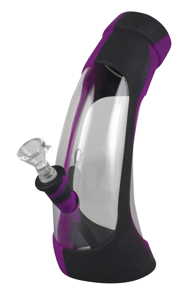 Stunning Horn Glass Silicone Water Pipe - Elevate Your Smoking Experience!