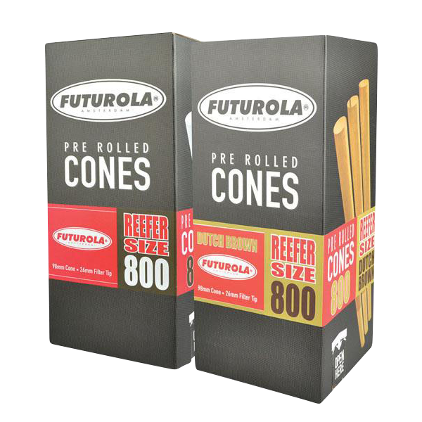 Futurola Reefer Size Cones - 800 Pack: Your Premium Smoking Solution