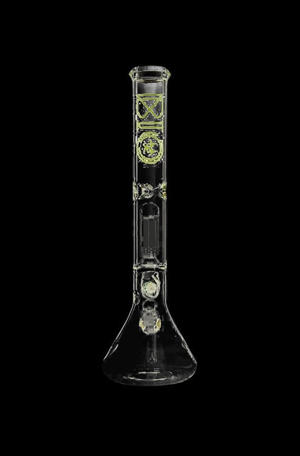 Bio Hazard 18-Inch Ice Bong with 8-Arm Tree Percolator - A Must-Have Smoking Companion