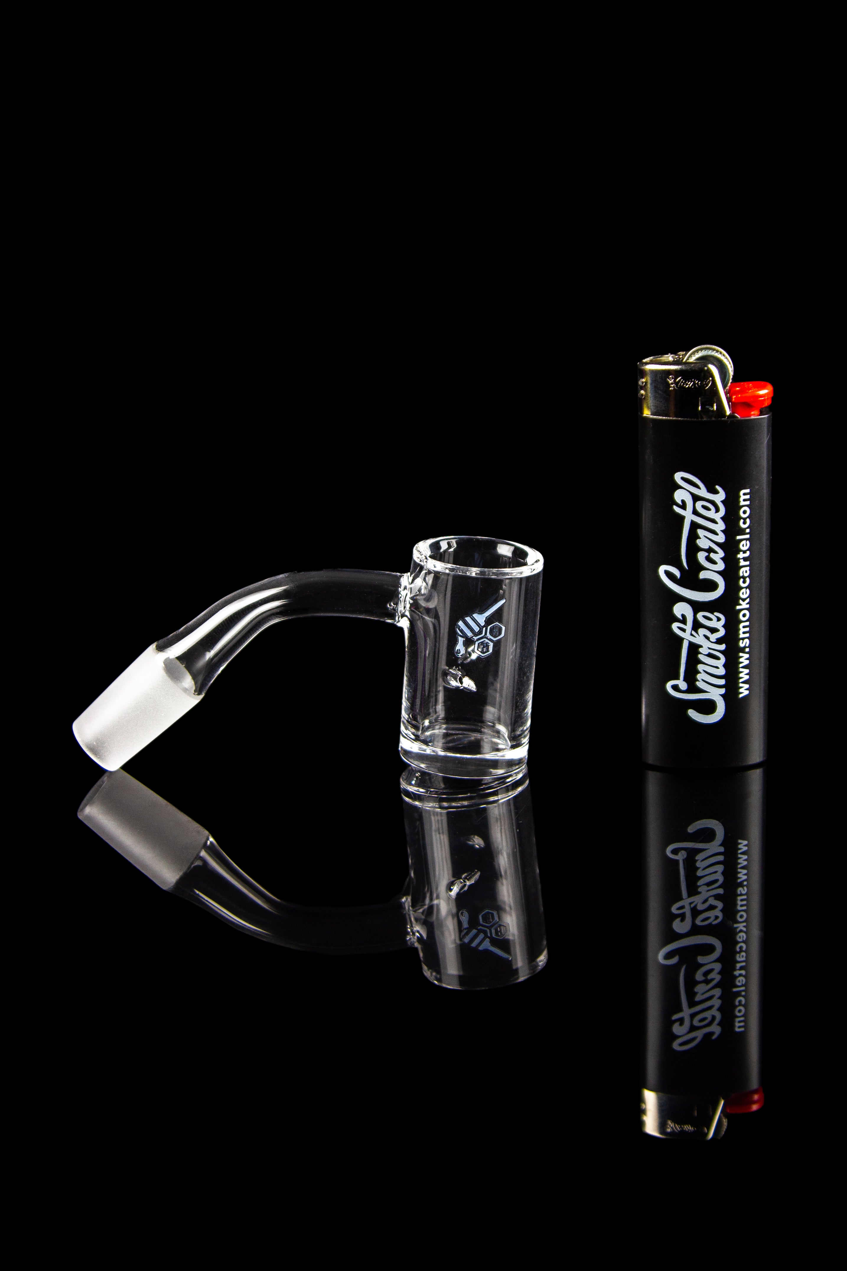 Honeybee Herb Whirlwind Quartz Banger - Yellow Line: A Dabber's Dream